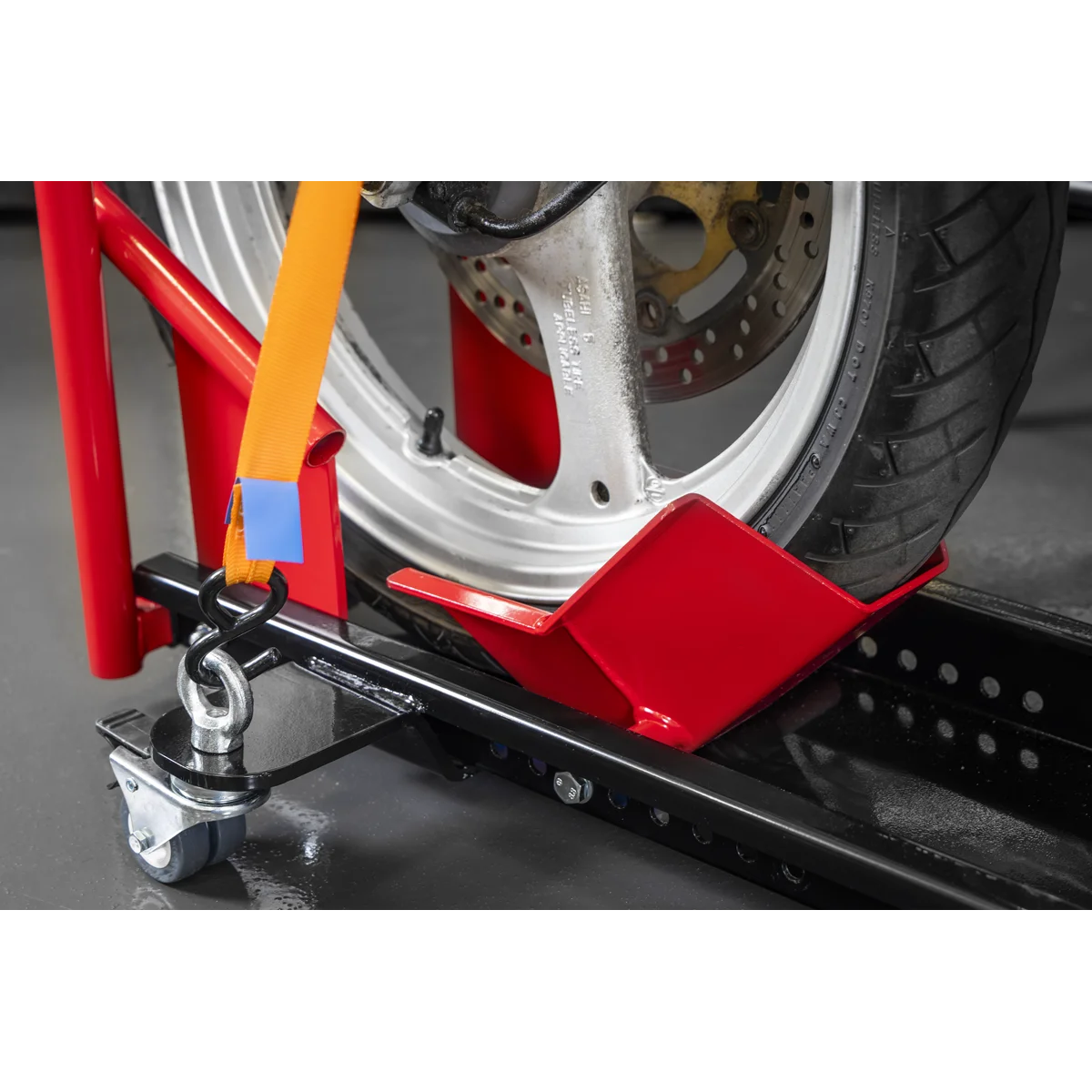Sealey Motorcycle Dolly MS063V 500kg Capacity Upright Clamp