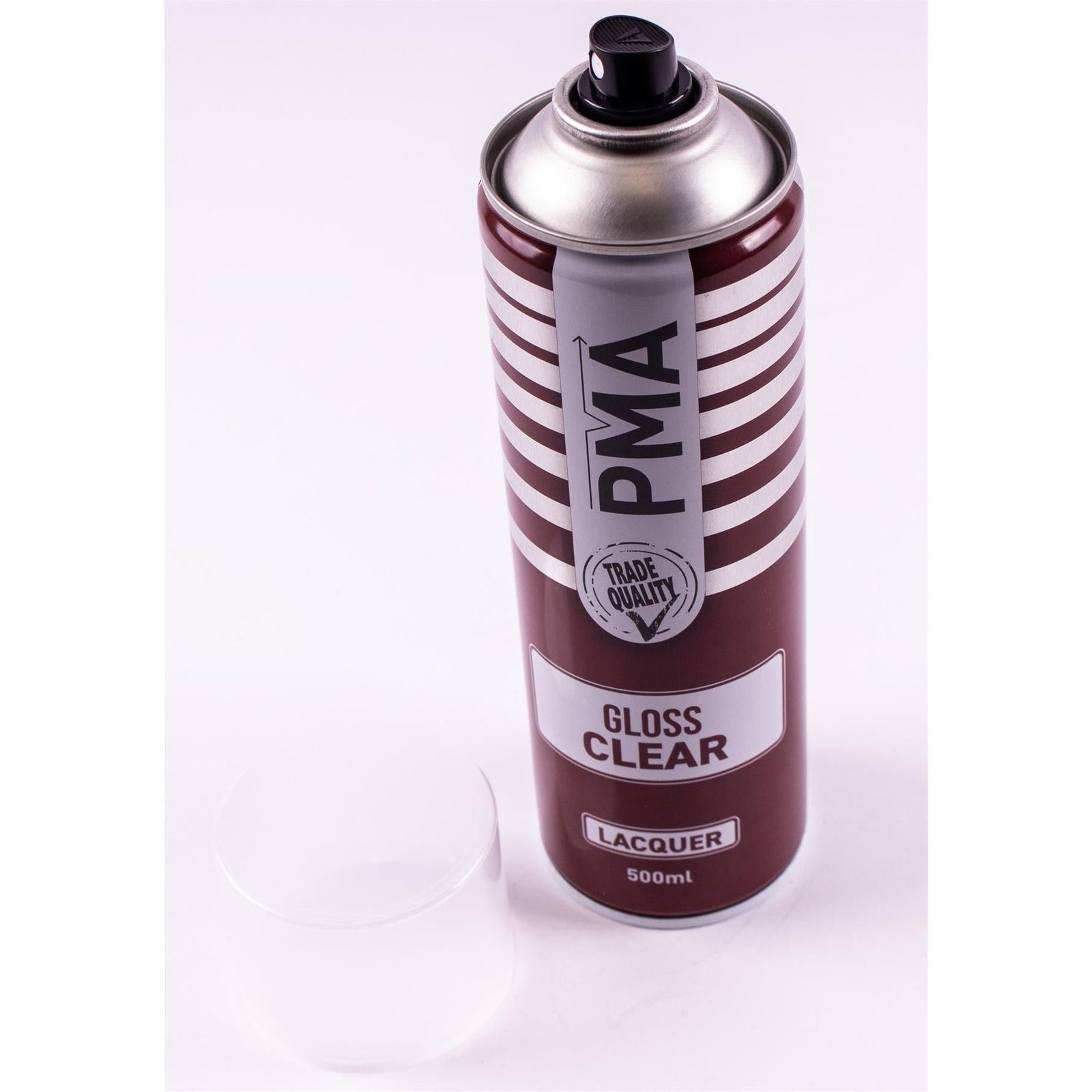6x PMA Clear Laquer Spray Acrylic Top Coat 500ml