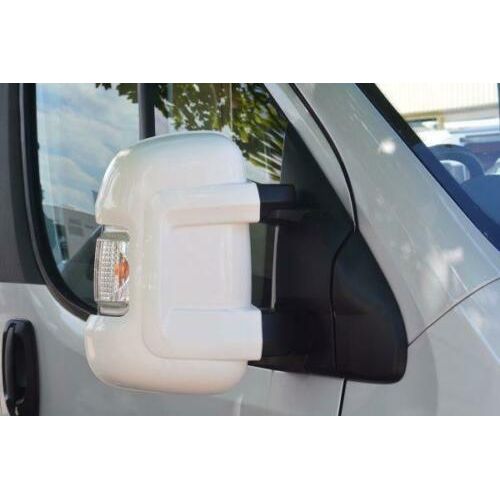 Milenco Van Mirror Protectors White fits Fiat Ducato Peugeot Boxer Citroen Relay