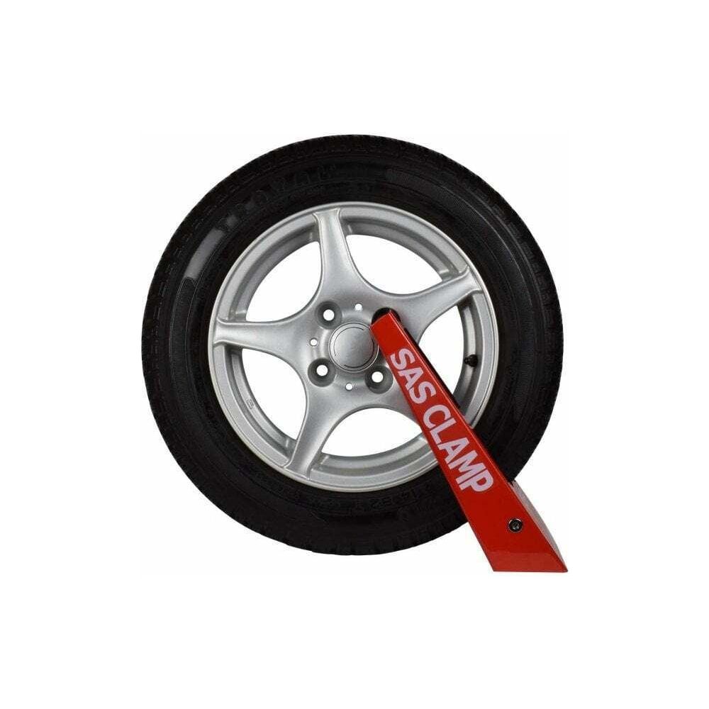 SAS Supaclamp Duo Wheelclamp Alloy or Steel Wheels 10" to 15" Sold Secure Silver