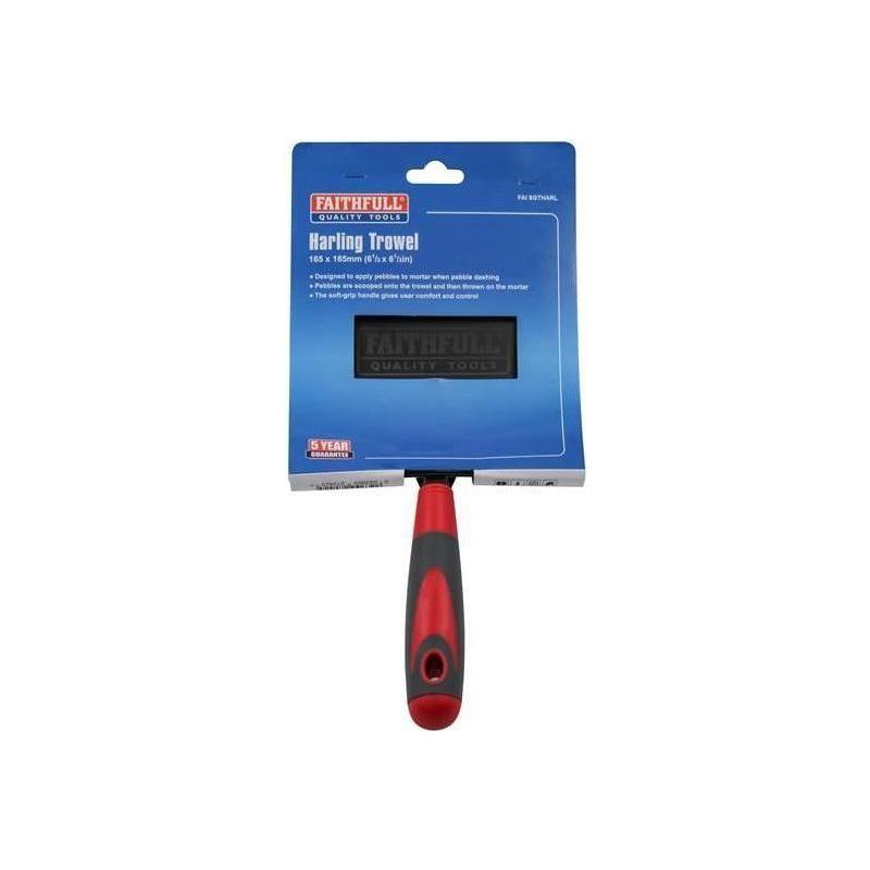 Faithfull Harling Trowel Soft Grip Handle 6.1/2in²