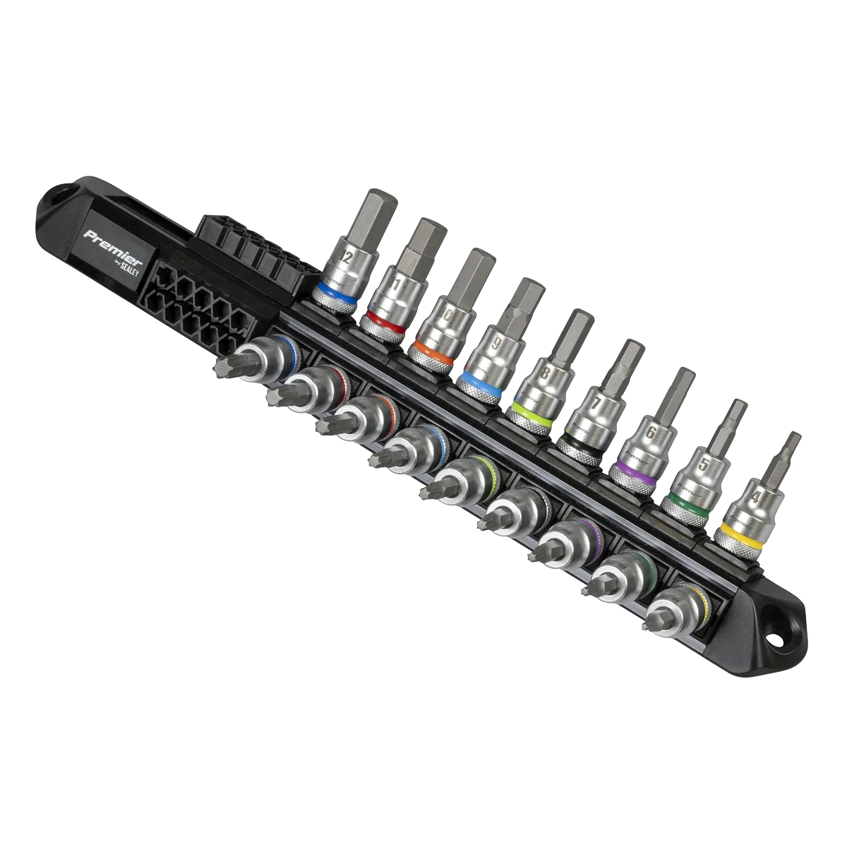 Sealey Premier Platinum Socket Bit Set 18 Piece 3/8" Drive AK6252