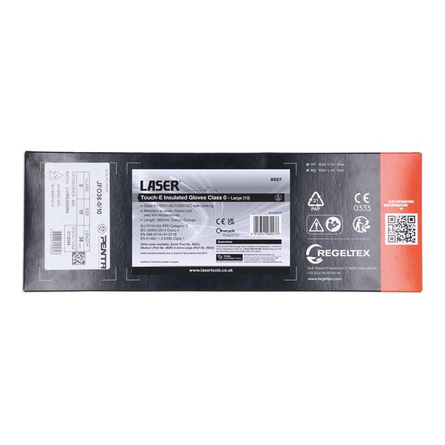 Laser Touch-E Insulated Gloves Class 0 - Large (10)