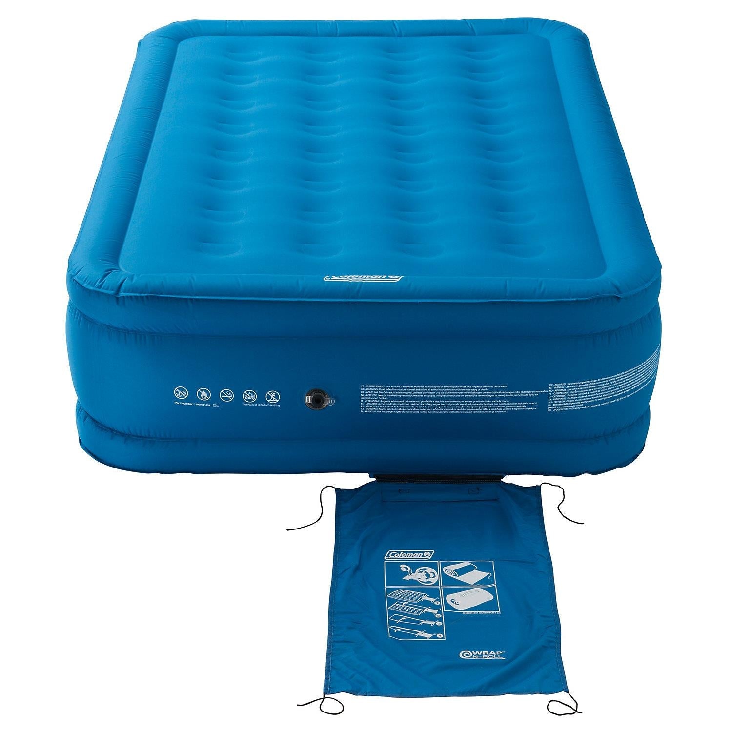 New Coleman Extra Durable Raised Double Airbed Camping