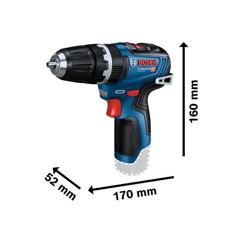 Bosch GSB 12V-35 Professional Combi Drill 12V Bare Unit