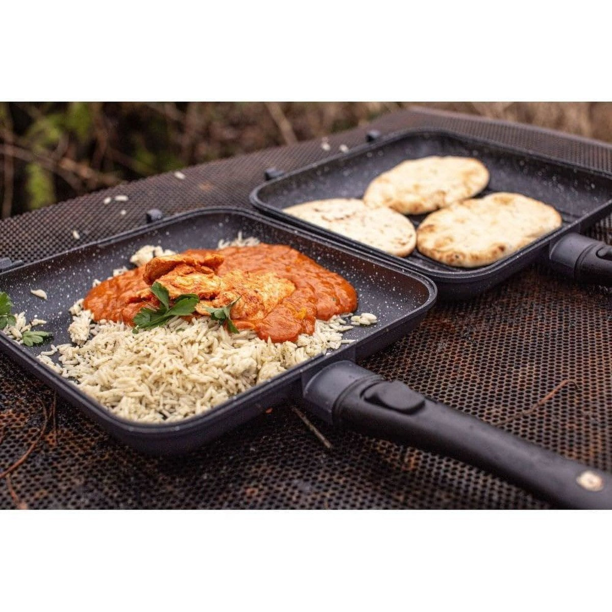 RidgeMonkey Connect Pan & Griddle XXL Granite Edition