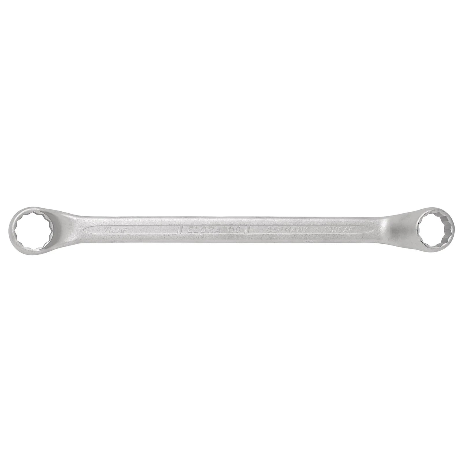 Elora Deep Crank Imperial Ring Spanner, 13/16 x 7/8" - 110A-13/16x7/8