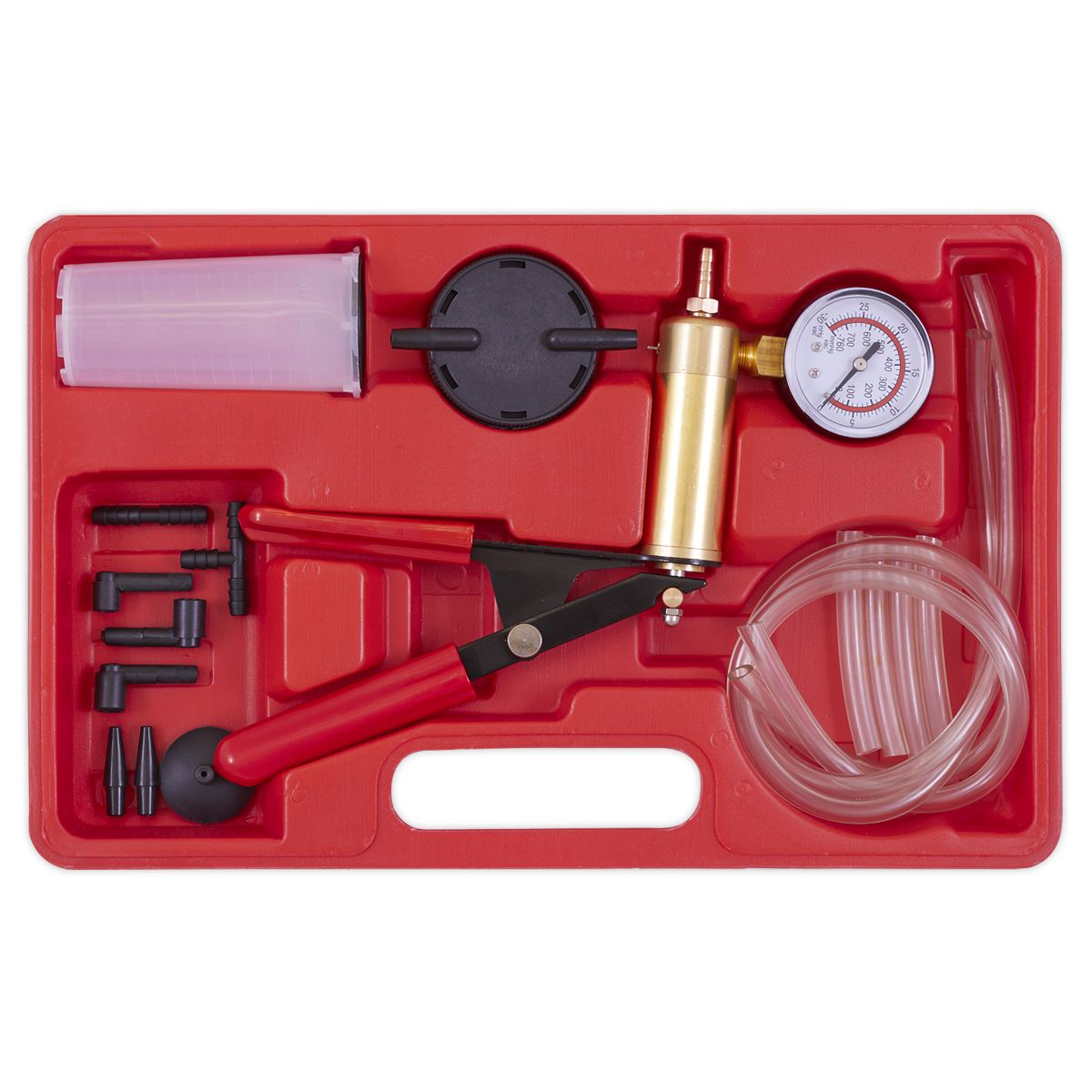Sealey Vacuum Tester and Brake Bleeding Kit Diagnostic Engine Clutch