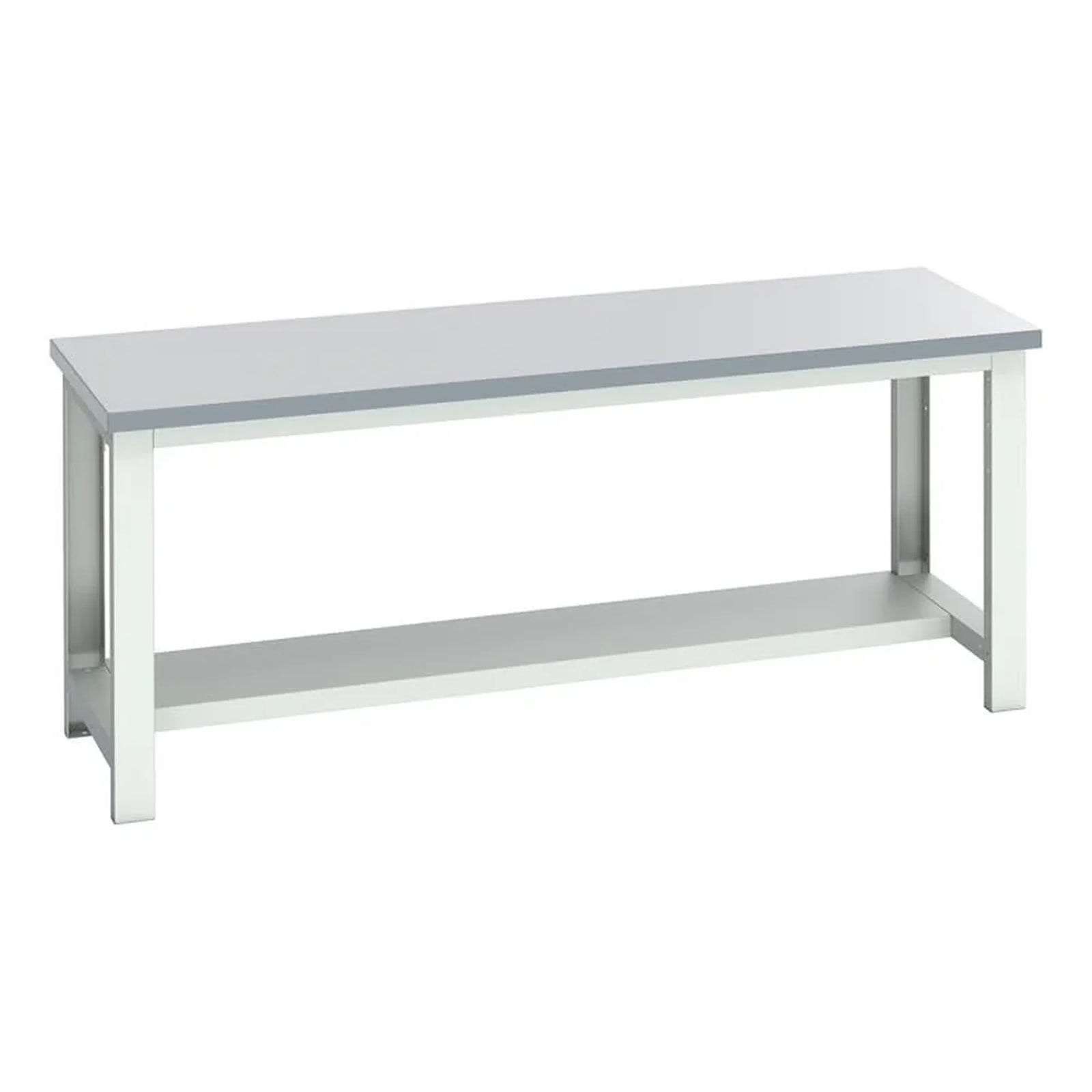 Bott Cubio Bench with Half Shelf, Laminate Clad Top 2000 x 750mm - 41003661.16V