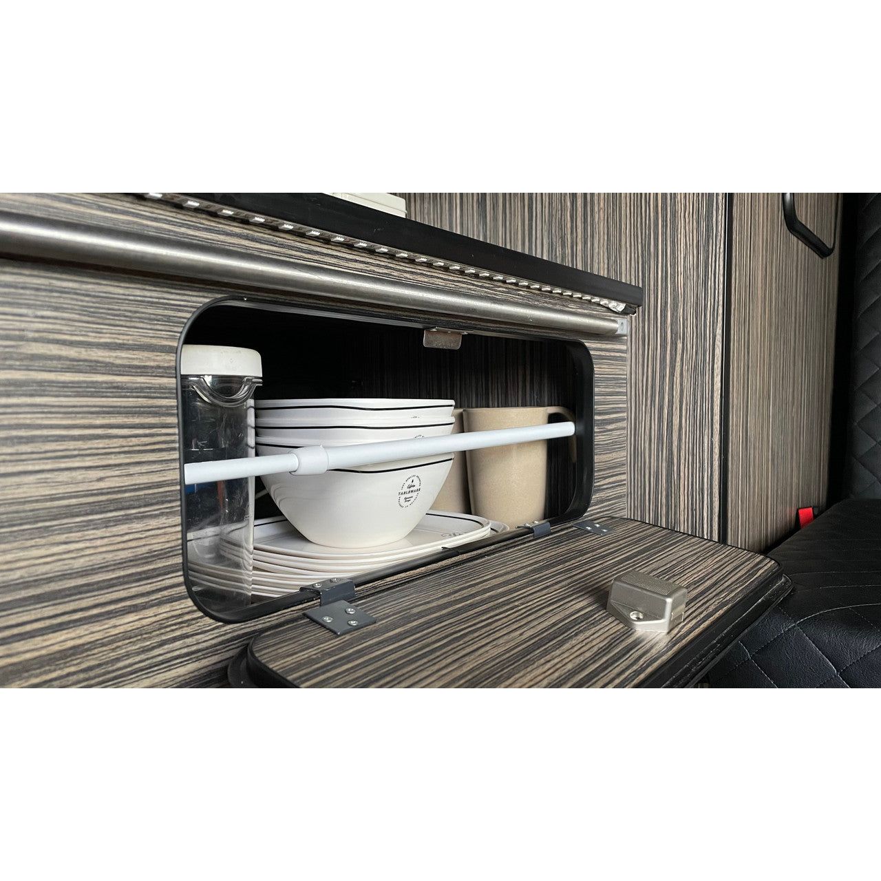 Olpro Telescopic Cupboard & Fridge Storage Bars 41-71cm Pack of Two