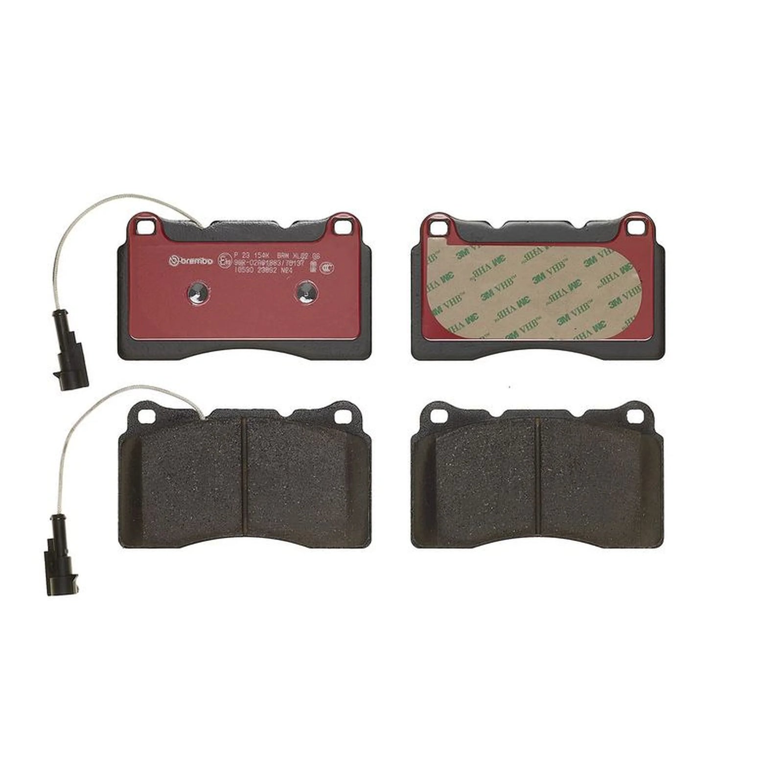 Brembo Front Brake Pad Set fits Alfa Romeo Giulietta 2010-2020 1.4 1.6 1.8 2.0
