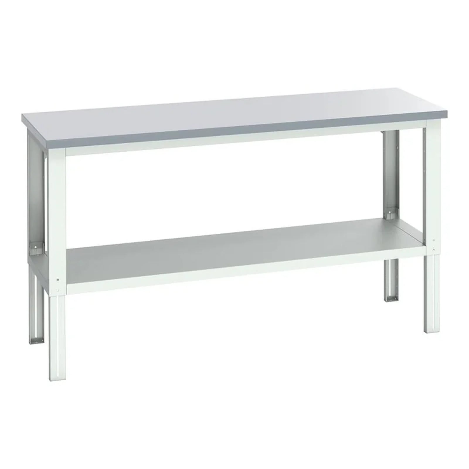 Bott Cubio Adjustable Bench with Shelf, Laminate Top 2000 x 750mm - 41003681.16V