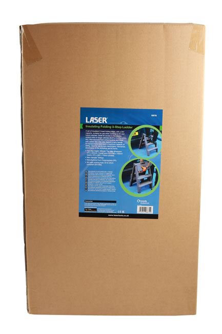 Laser Insulating Folding 3-Step Ladder