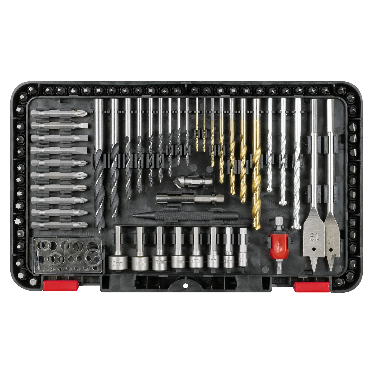 Sealey Drill & Bit Accessory Set 104 Piece AK47104
