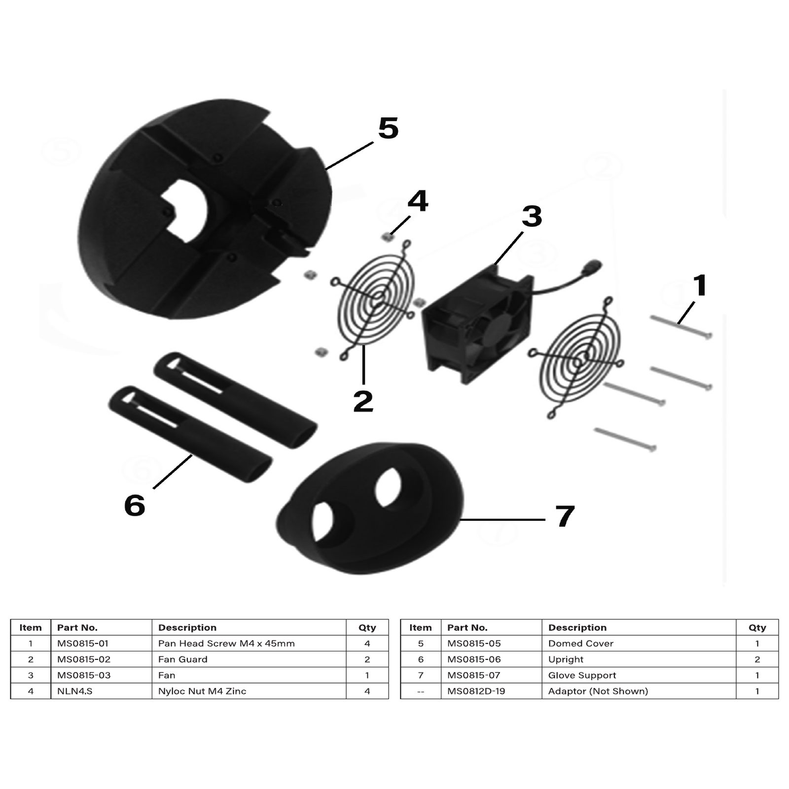 Sealey Glove Support MS0815-07