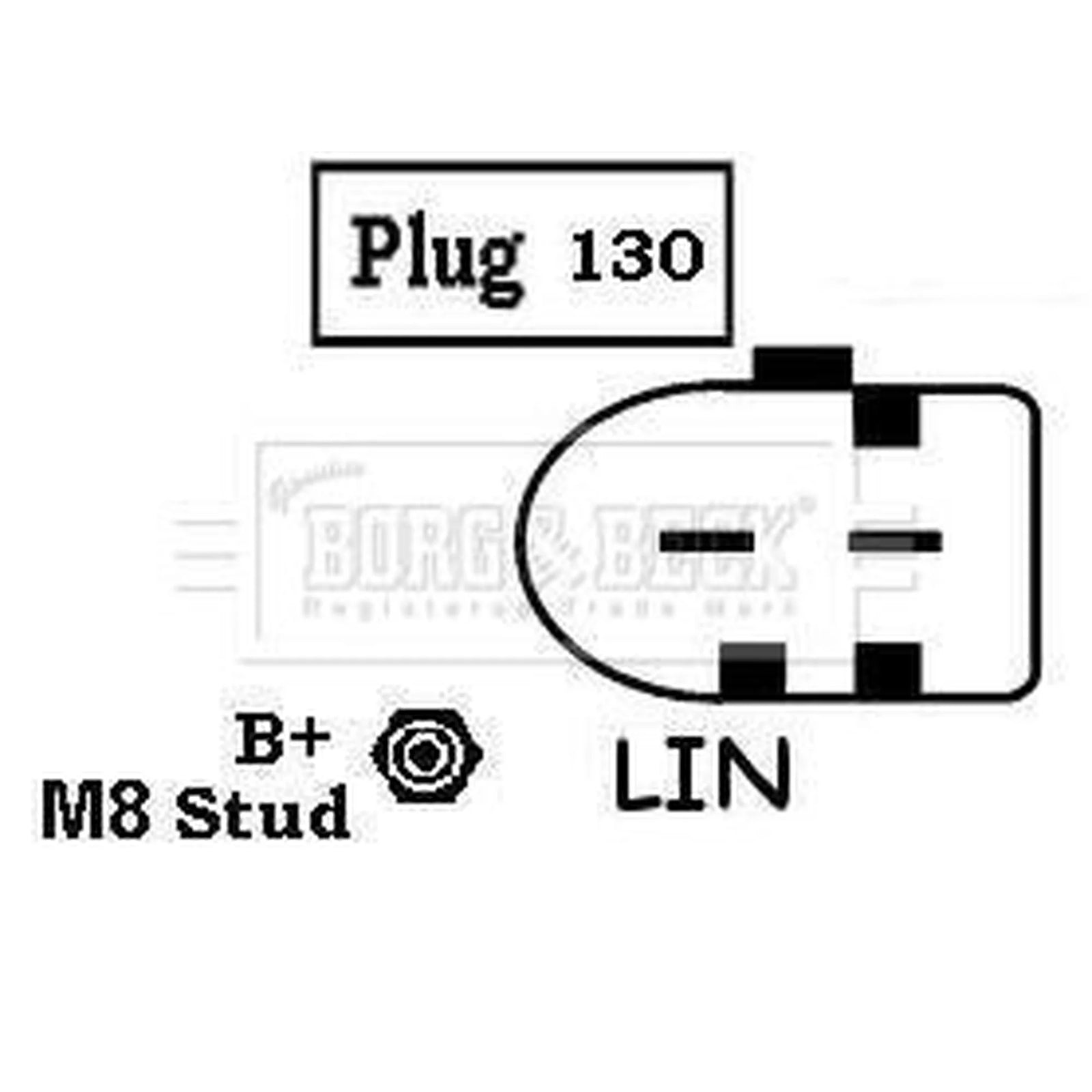 Borg & Beck Car Alternator 12V BBA3024