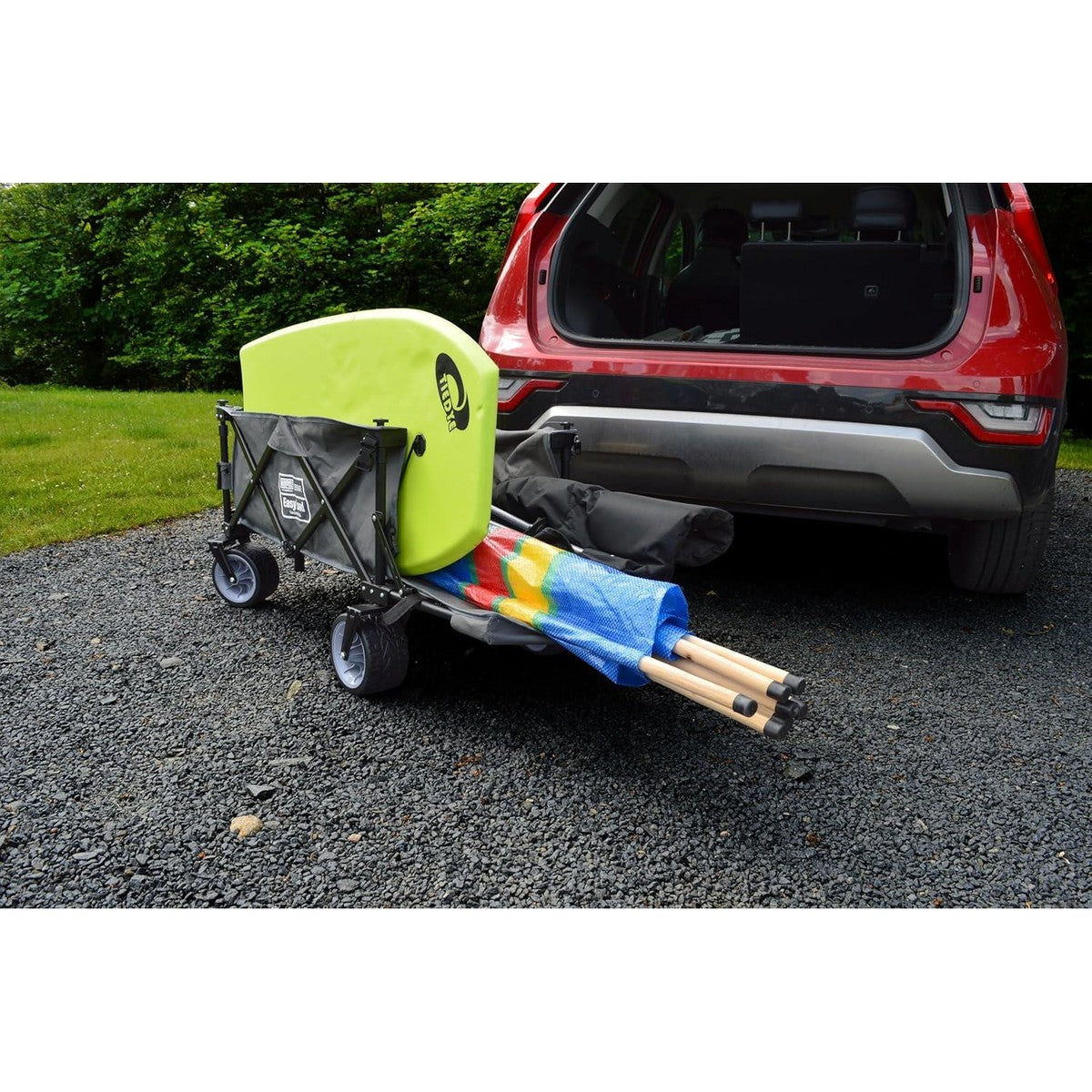 Maypole Easy Load Camping Cart XL Pull Along Trolley 150L Capacity