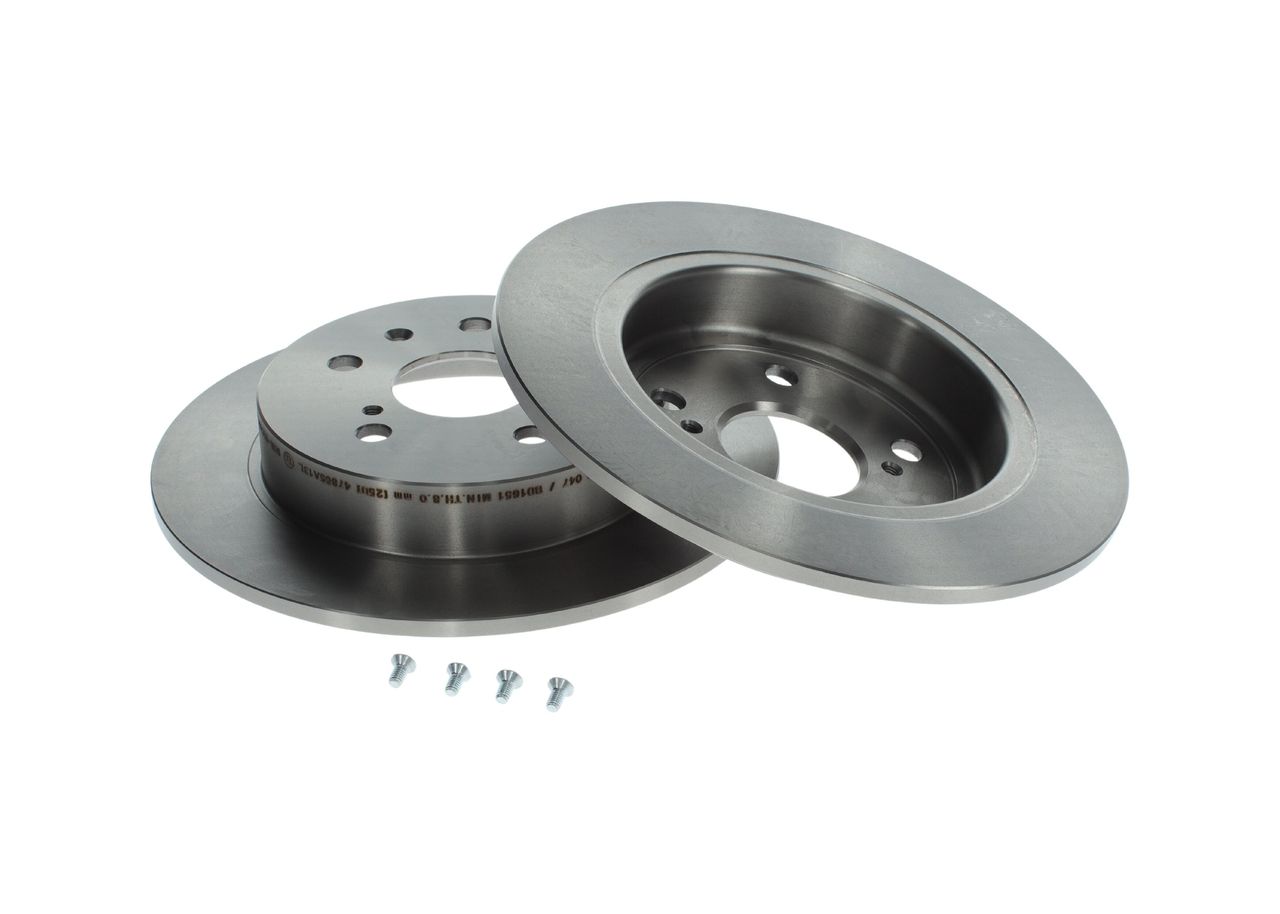Bosch 2 x Solid 278mm Brake Disc 0986479047