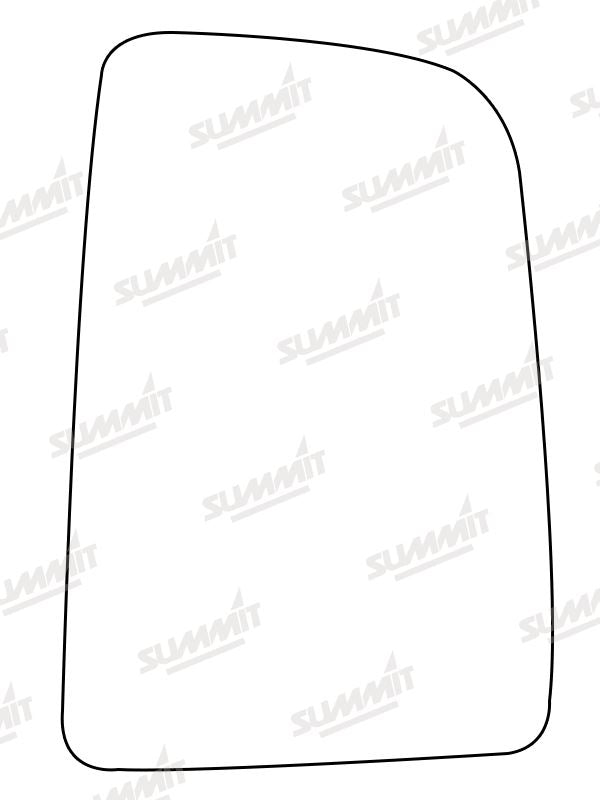 Summit Heated Base Plate With Commercial Mirror Glass fits Merc Benz Sprinter / VW Crafter RHS