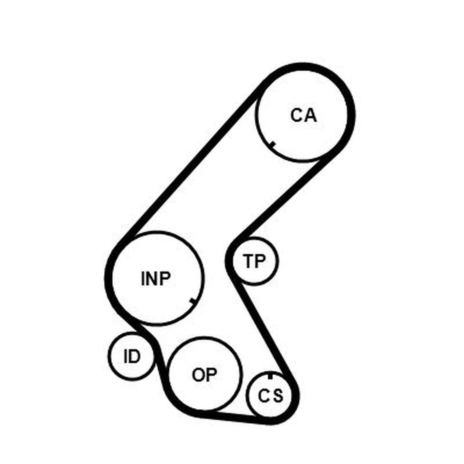 Continental CTAM Timing Belt Kit with Rollers CT1178K1
