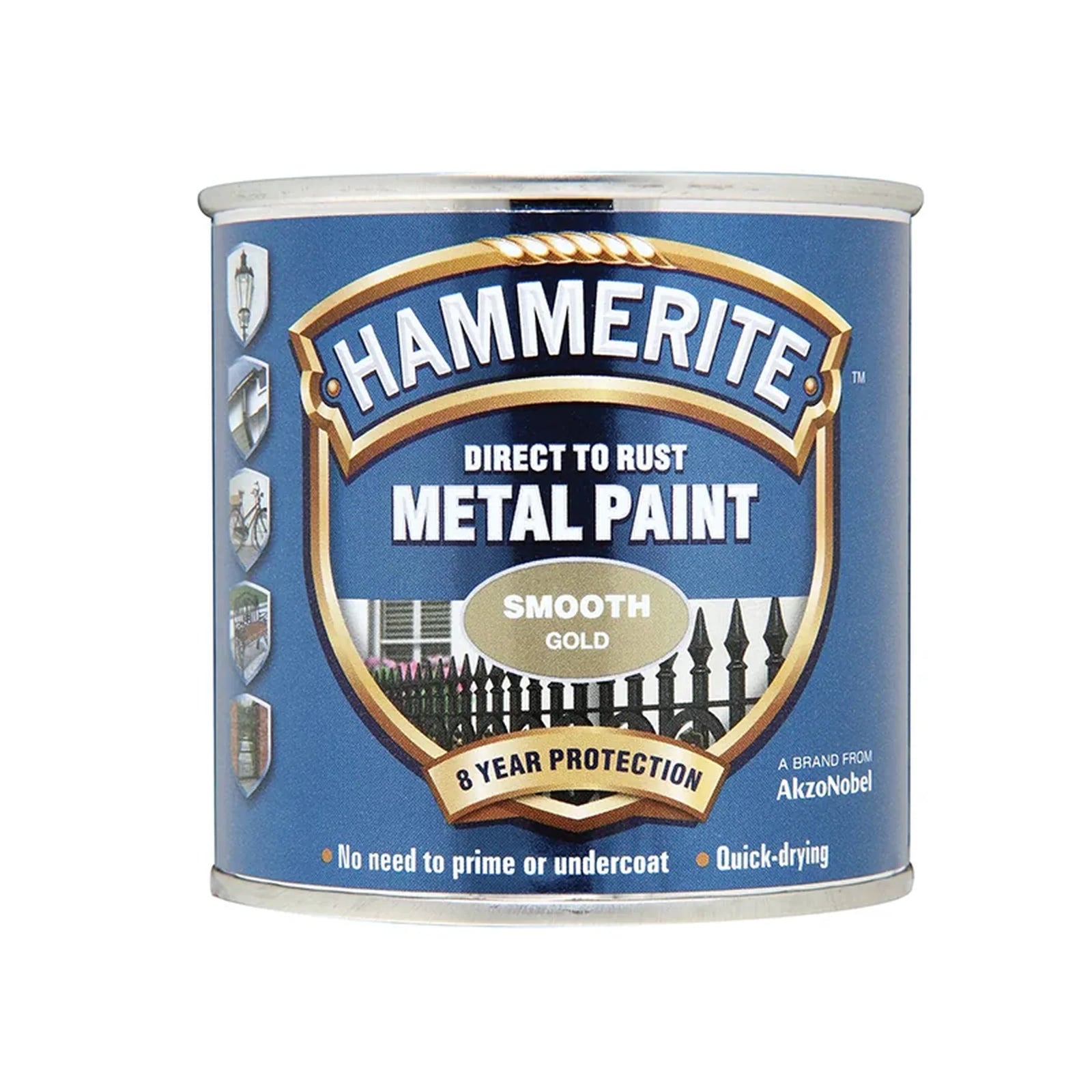 Hammerite Direct To Metal Smooth Gold 250ml