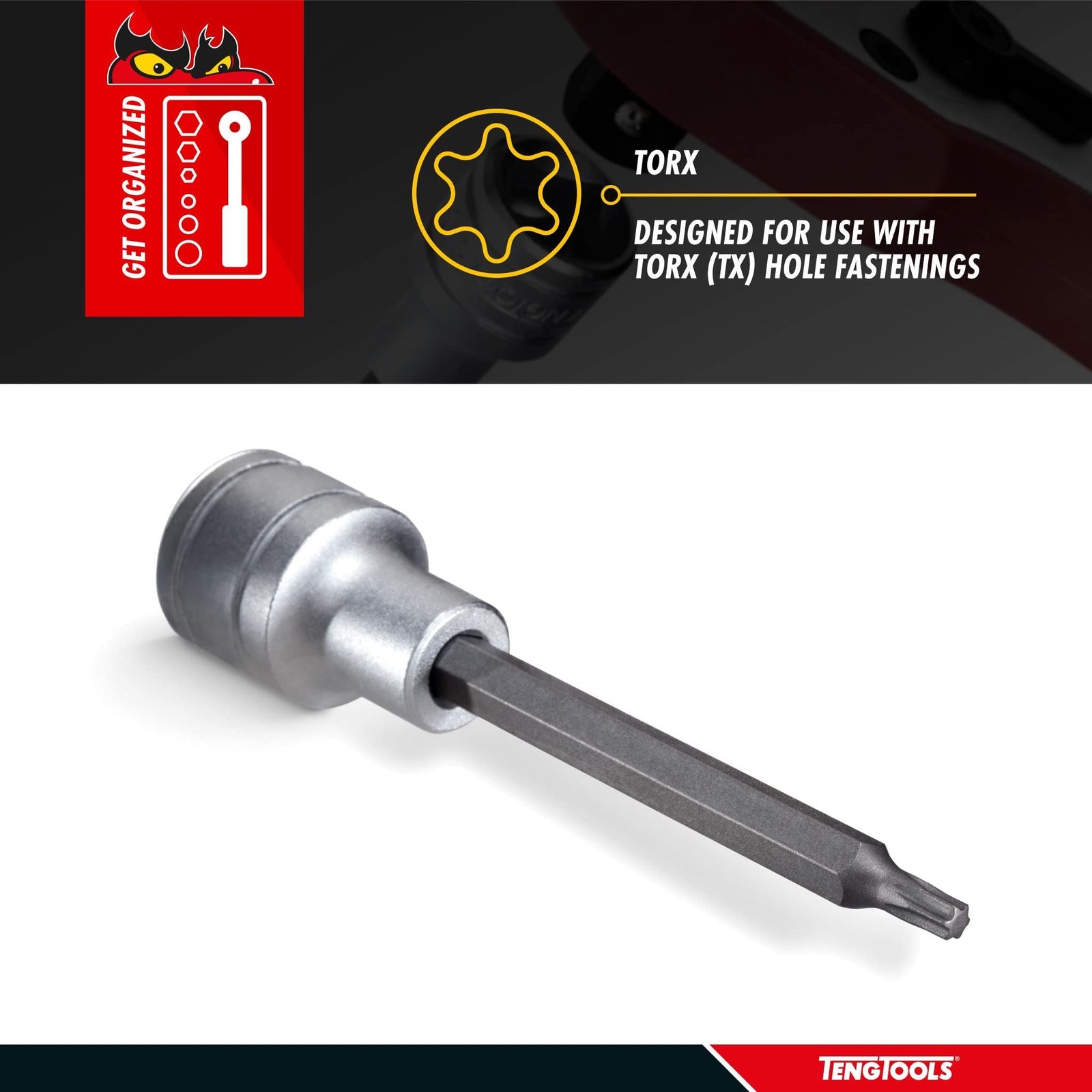 Teng Tools 1/2" Long TX Bit Socket TX60