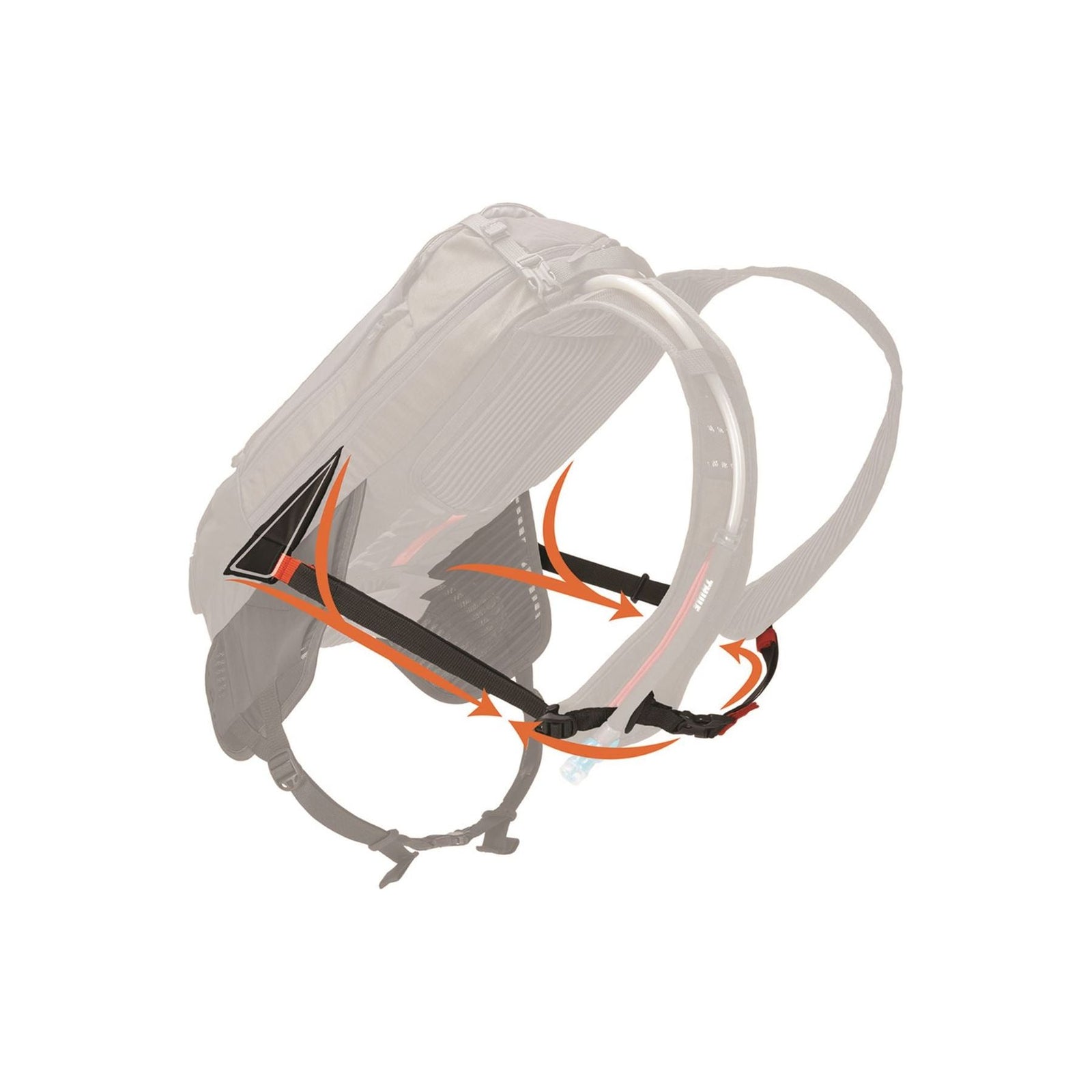 Thule Rail  12L Obsidian Grey Hydration Pack