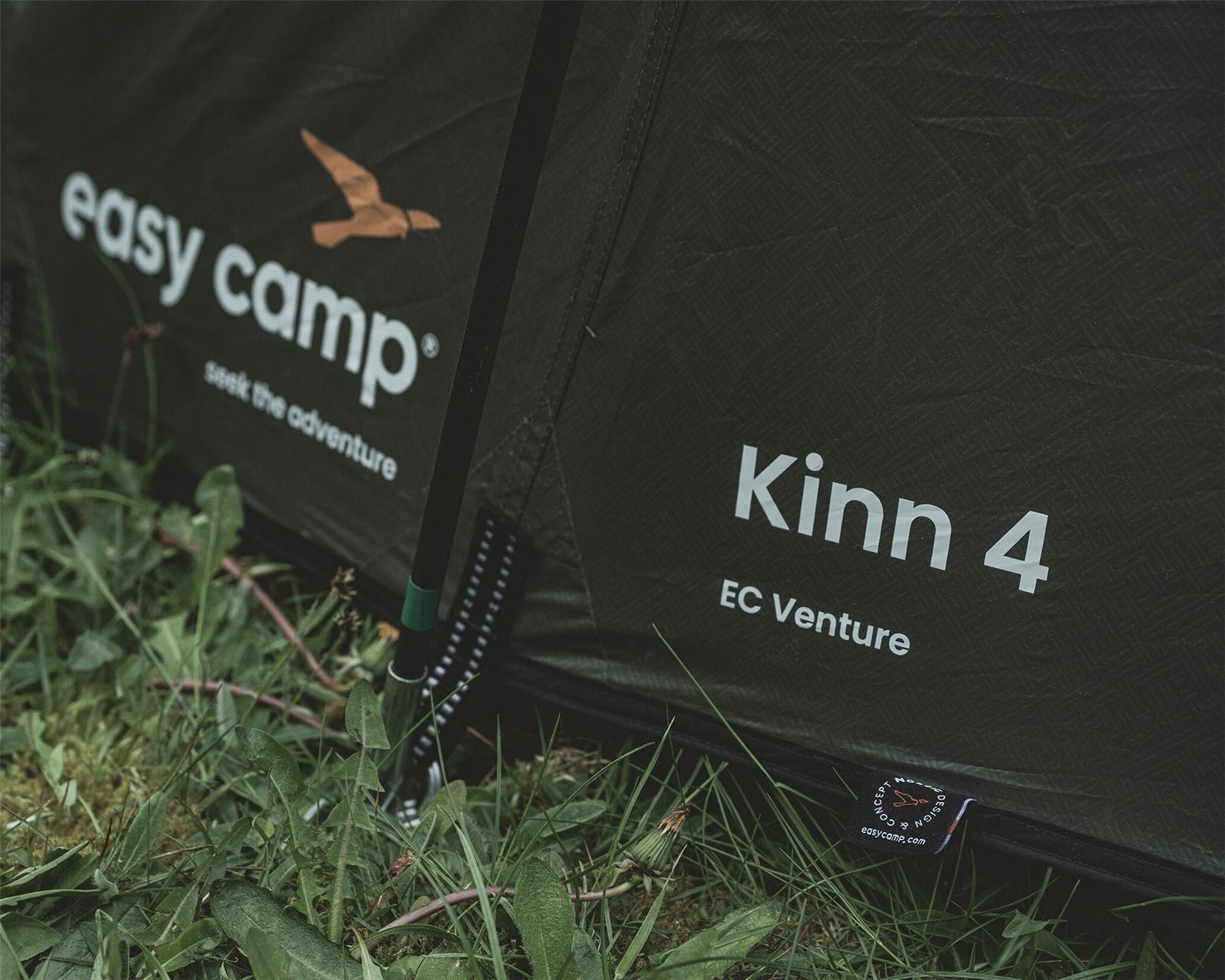Easy Camp Kinn 4 Pole Tent Green 4 Person