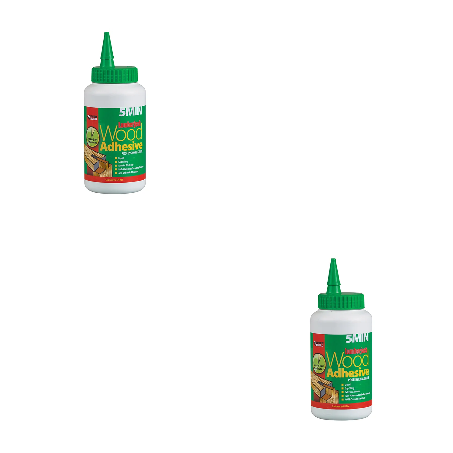 Everbuild Sika Lumberjack 5min Polyurethane Wood Adhesive Liquid 750g