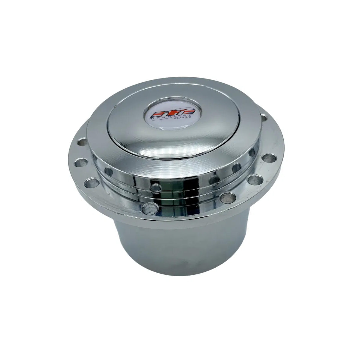 Mountney Traditional Range Polished Billet Horn Push - Chrome