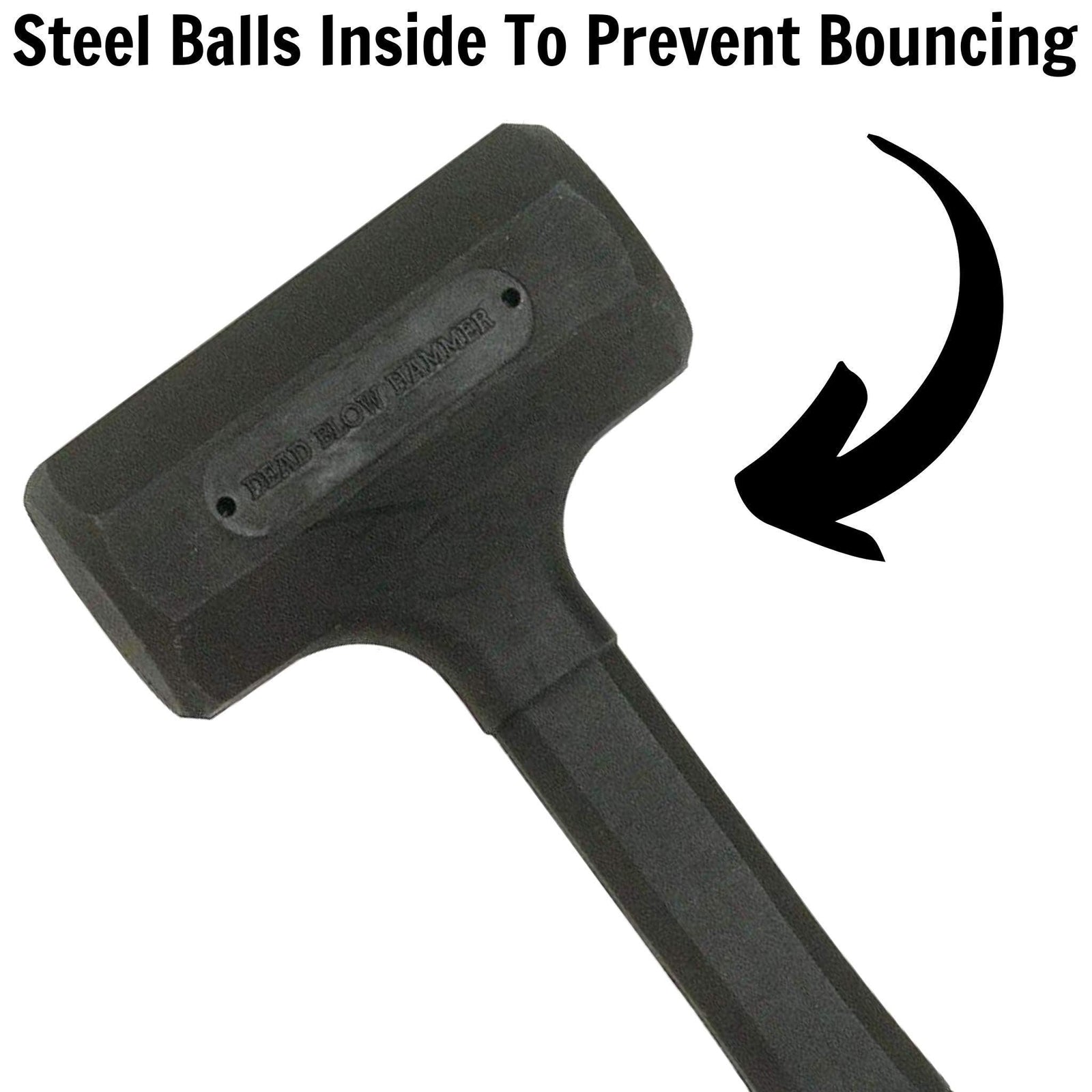 Teng Tools Hammer Dead Blow 45mm Diameter Head 490g