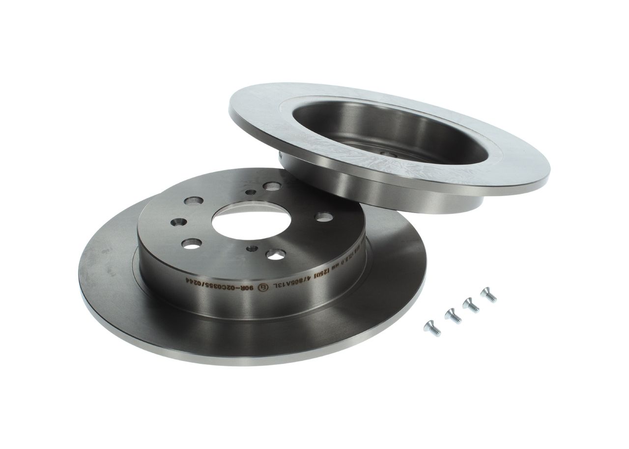 Bosch 2 x Solid 278mm Brake Disc 0986479047
