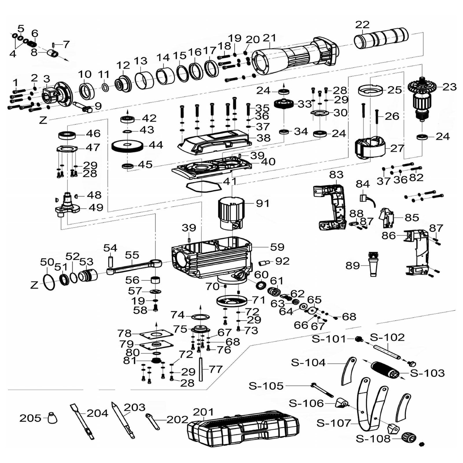 Sealey Front Impact DHB1600.21