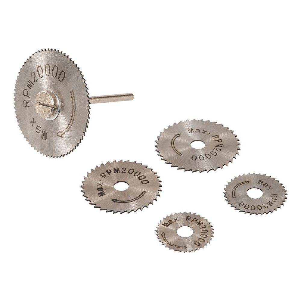 Silverline HSS Saw Disc Set 6pce 22, 25, 32, 35 & 44mm
