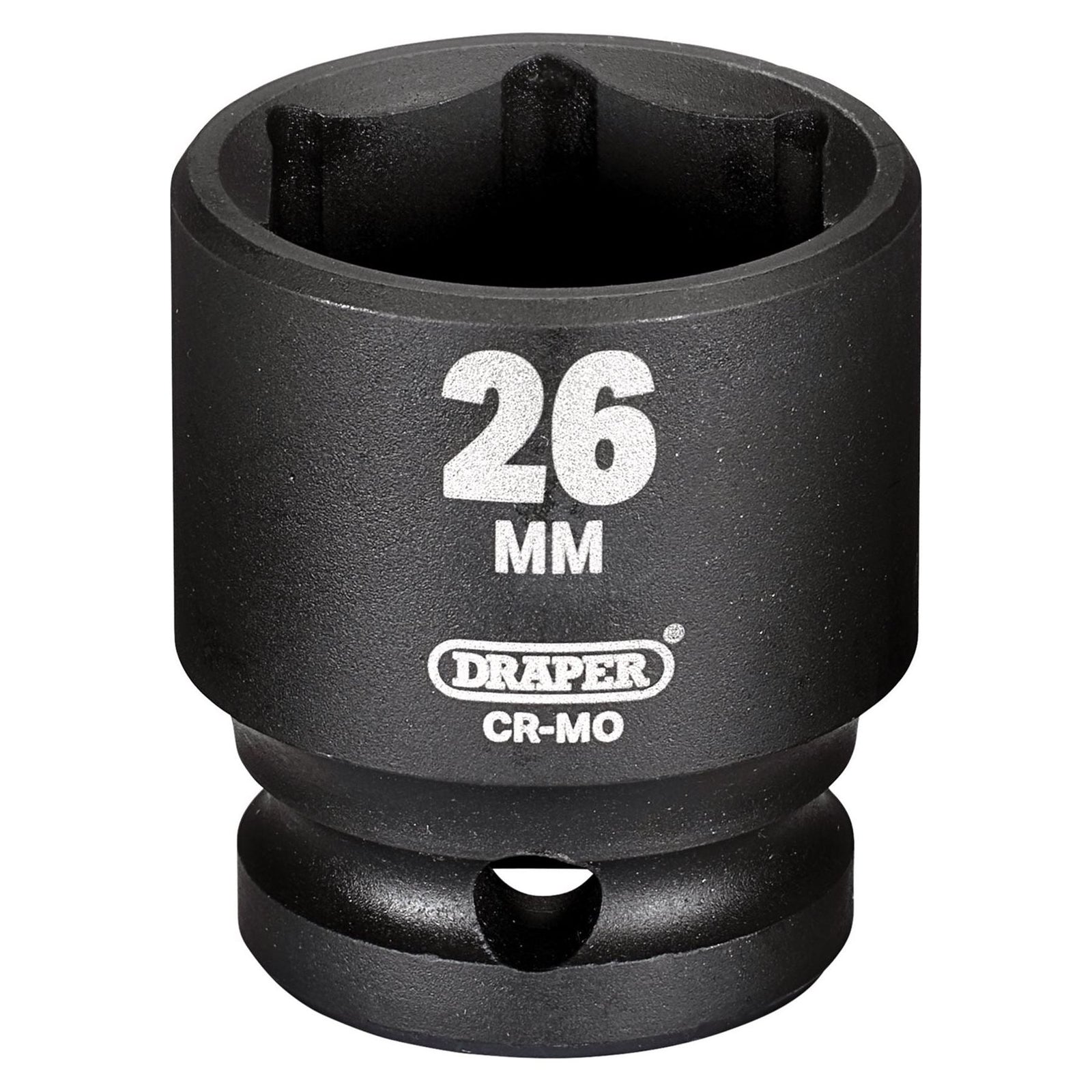 Draper Hi-TORQ Impact Socket, 1/2" Sq. Dr., 26mm