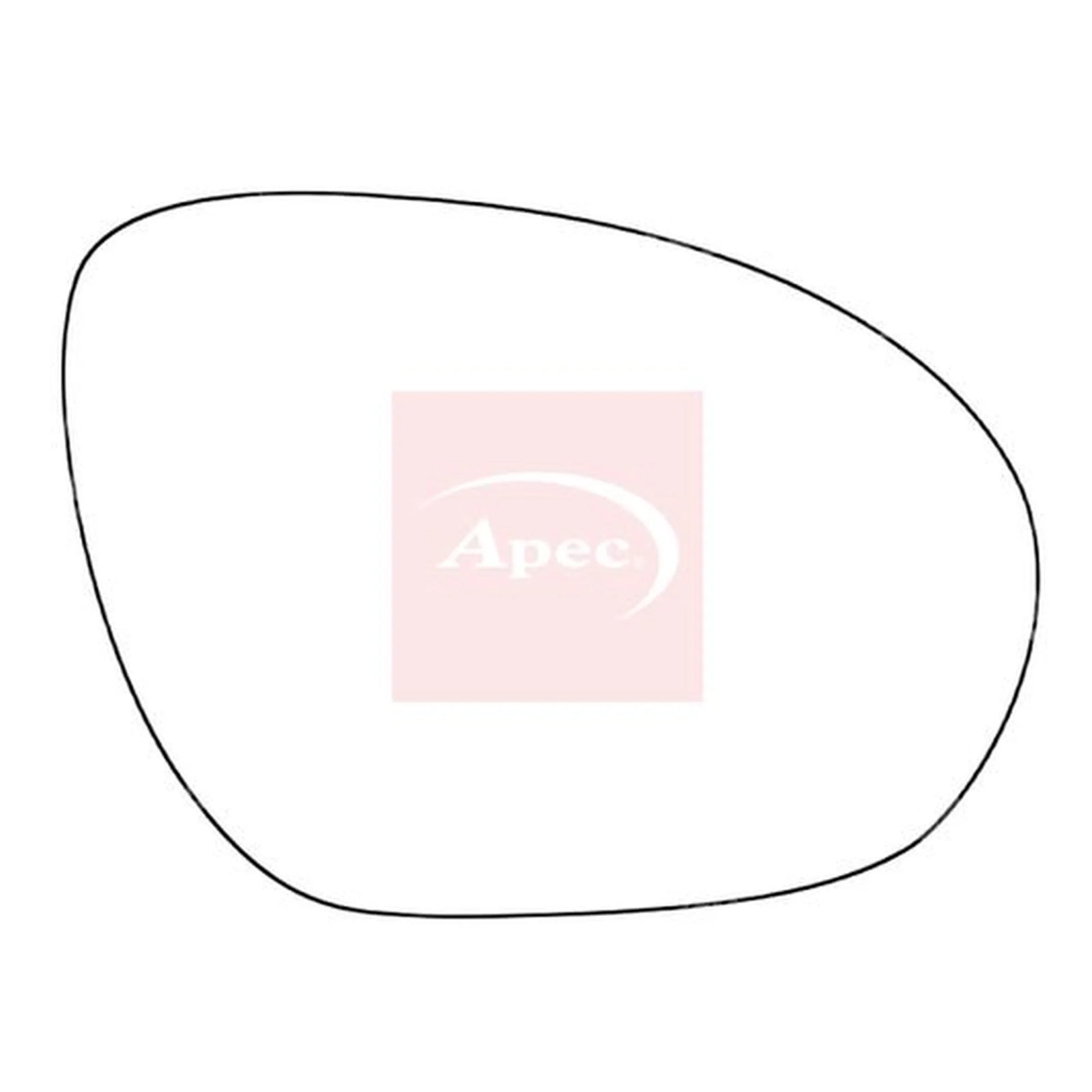 Apec Exterior Wing Mirror Glass Right AMS2152