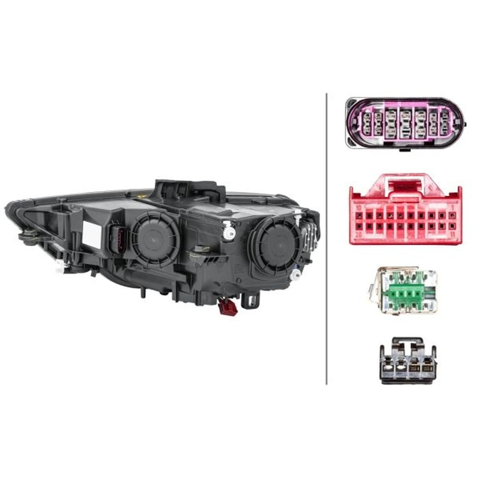 Hella Headlight Headlamp PSY24W Right 1EL 010 740-321