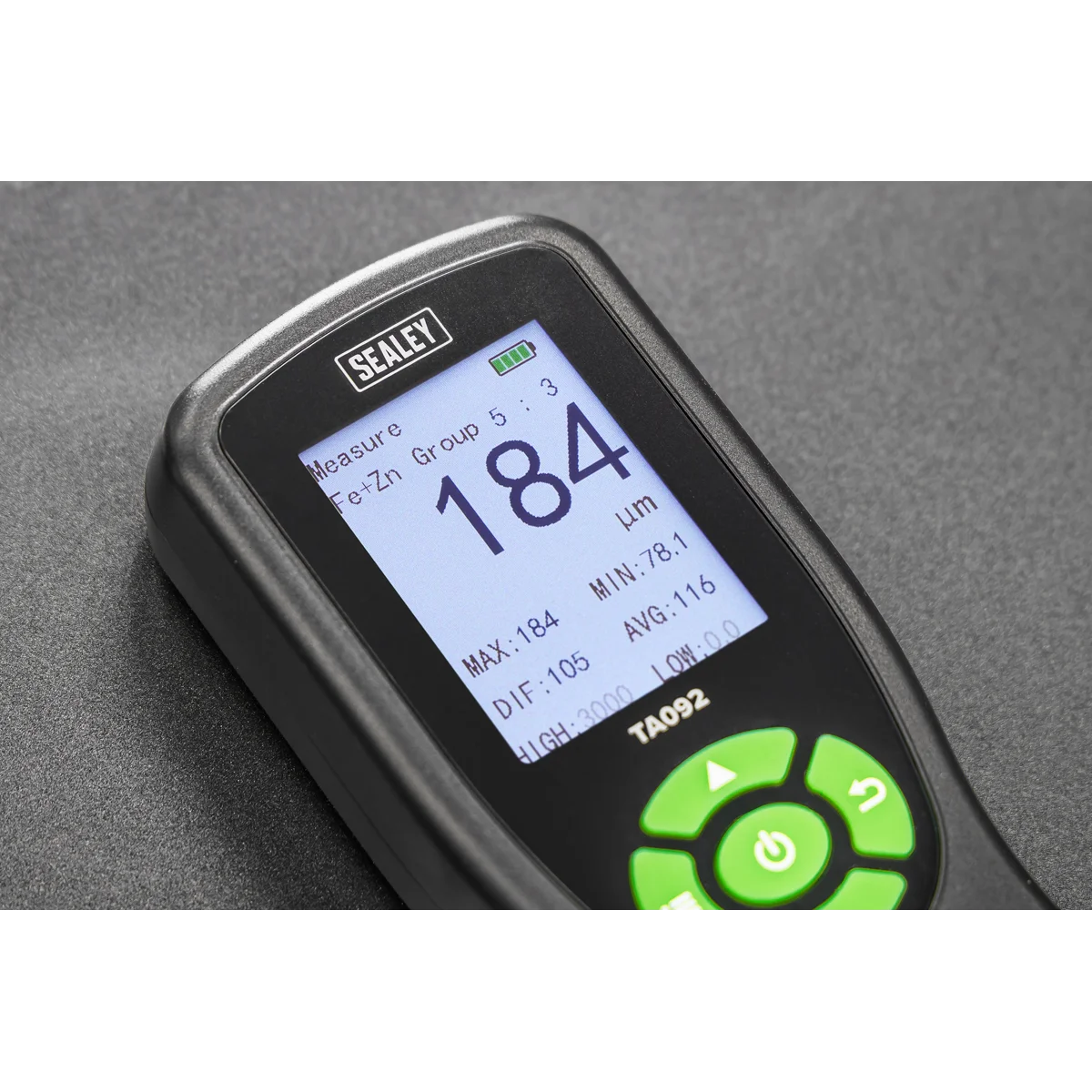 Sealey Rechargeable Paint Thickness Gauge TA092 0-3000µm