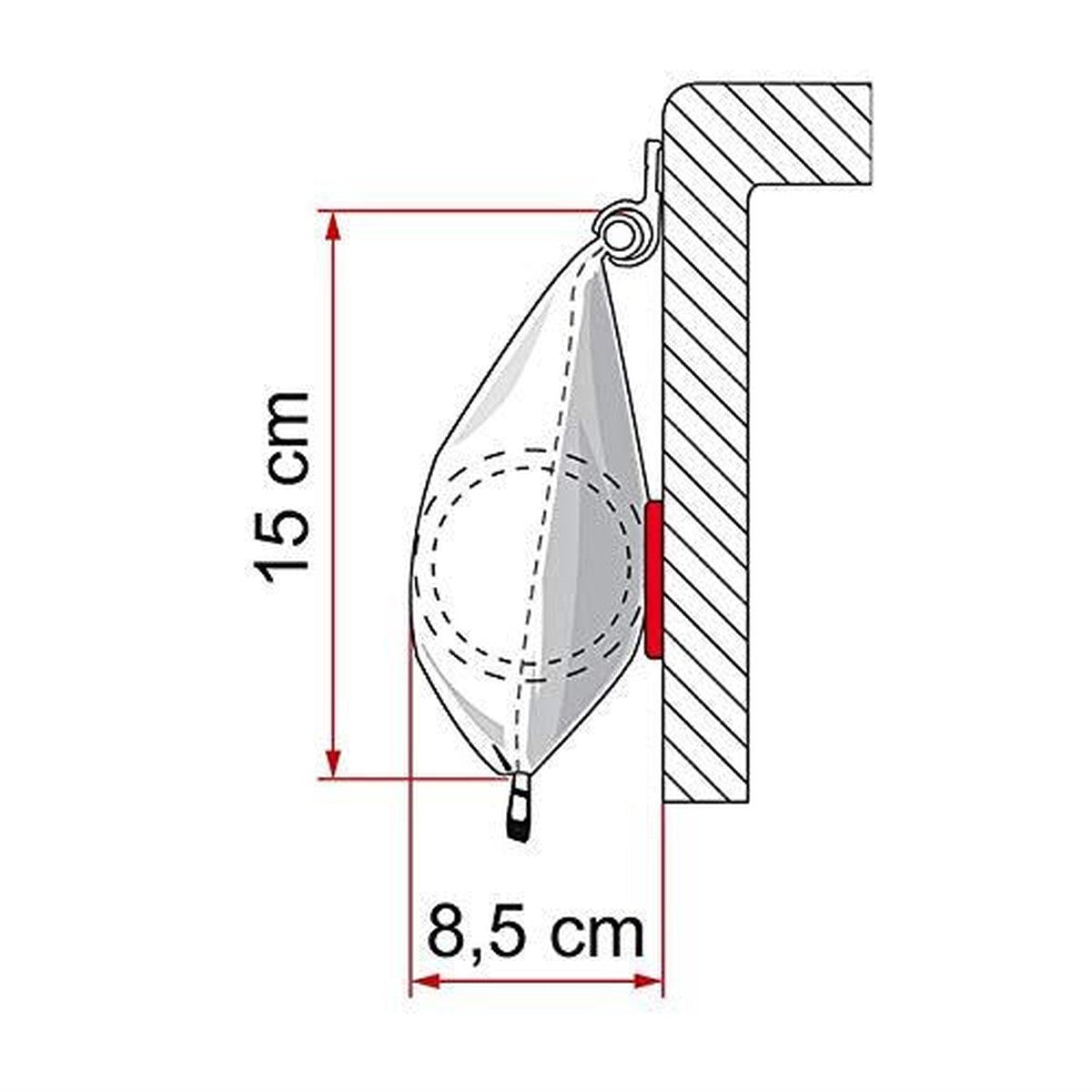 Fiamma Caravanstore Zip Canopy Xl 36M Royal Grey 06771E02R