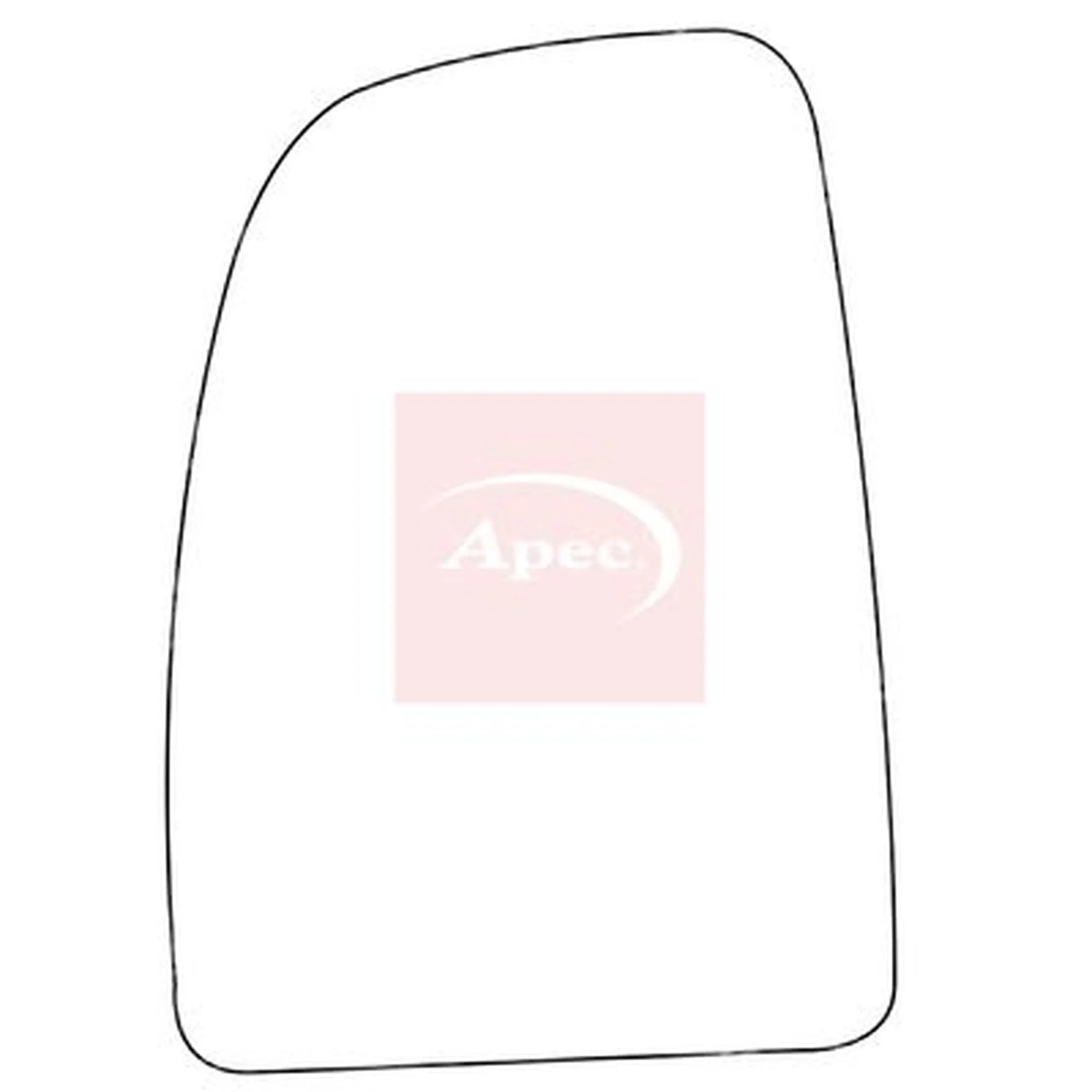 Apec Exterior Wing Mirror Glass Left AMS2071