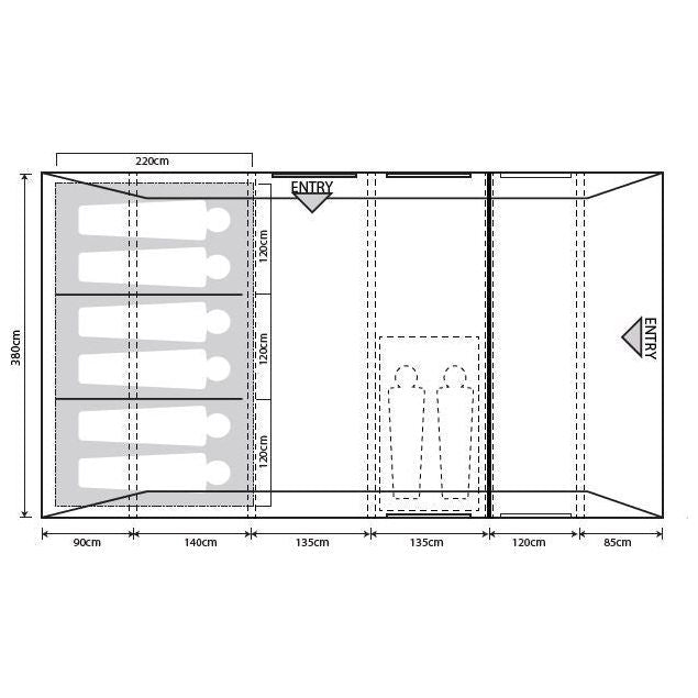 Outdoor Revolution Camp Star 600 Air Tent Bundle Deal