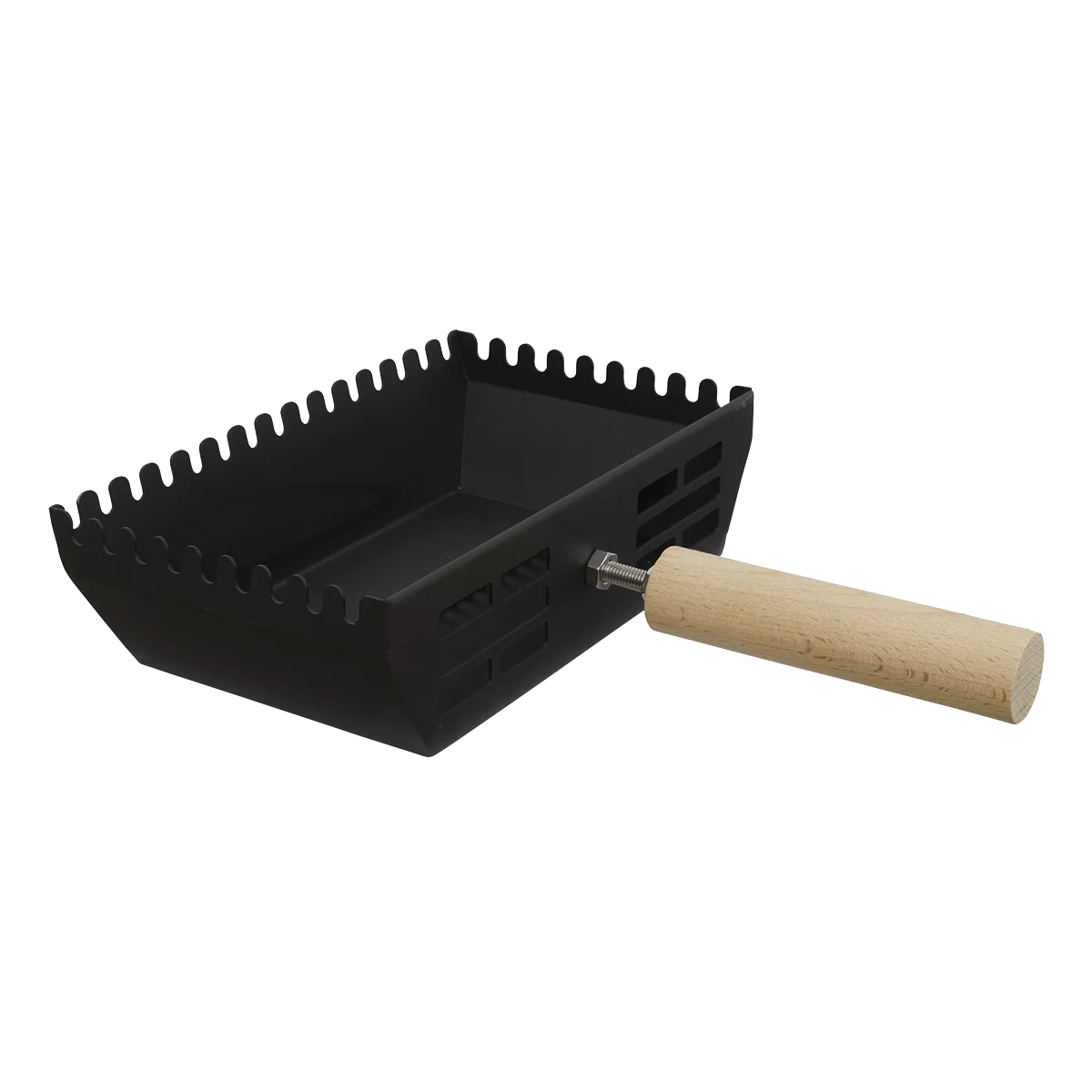 Dellonda Portable Wood-Fired 14" Pizza Oven and Smoking Oven Black/Stainless Steel