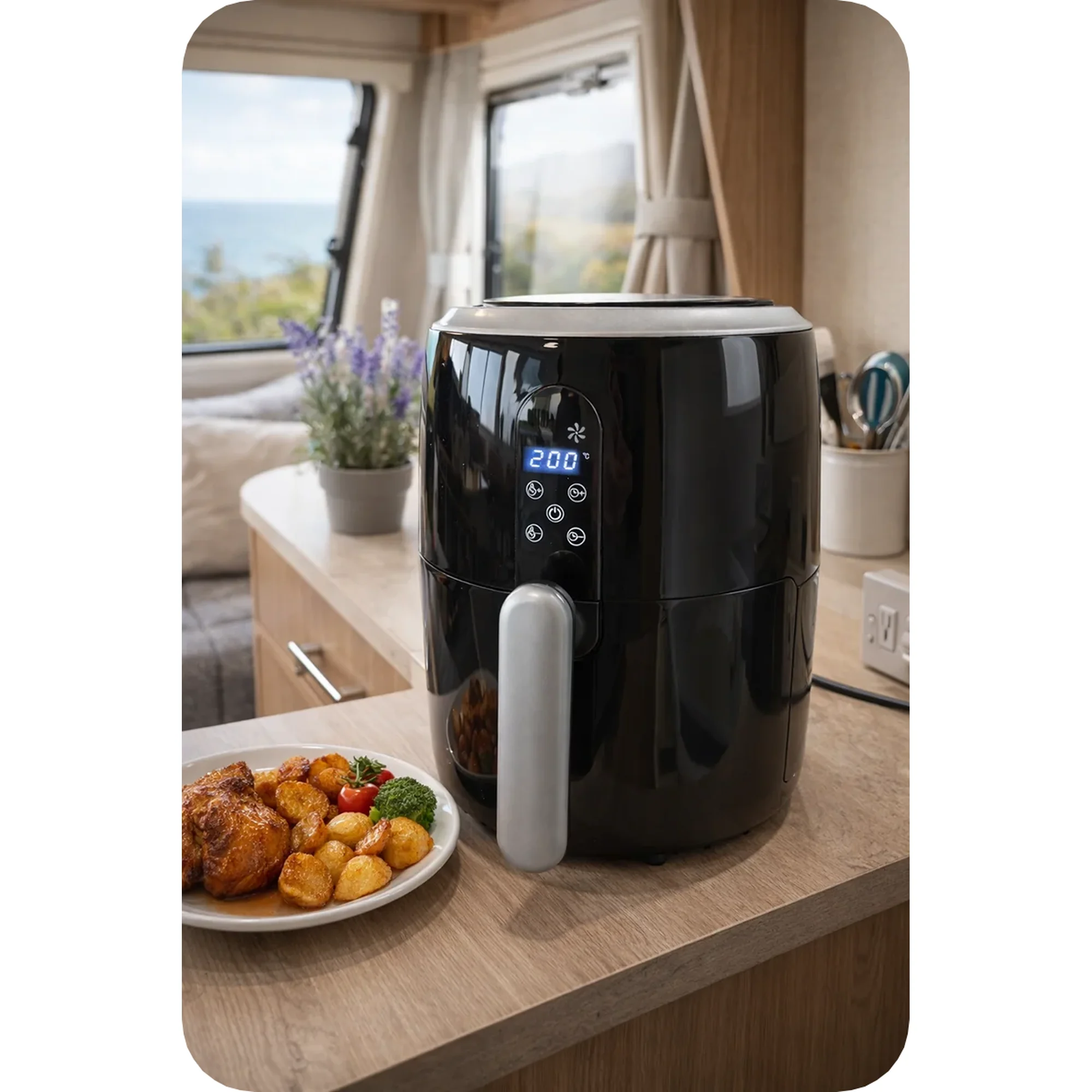 Quest Air Fryer 2L Black K0078