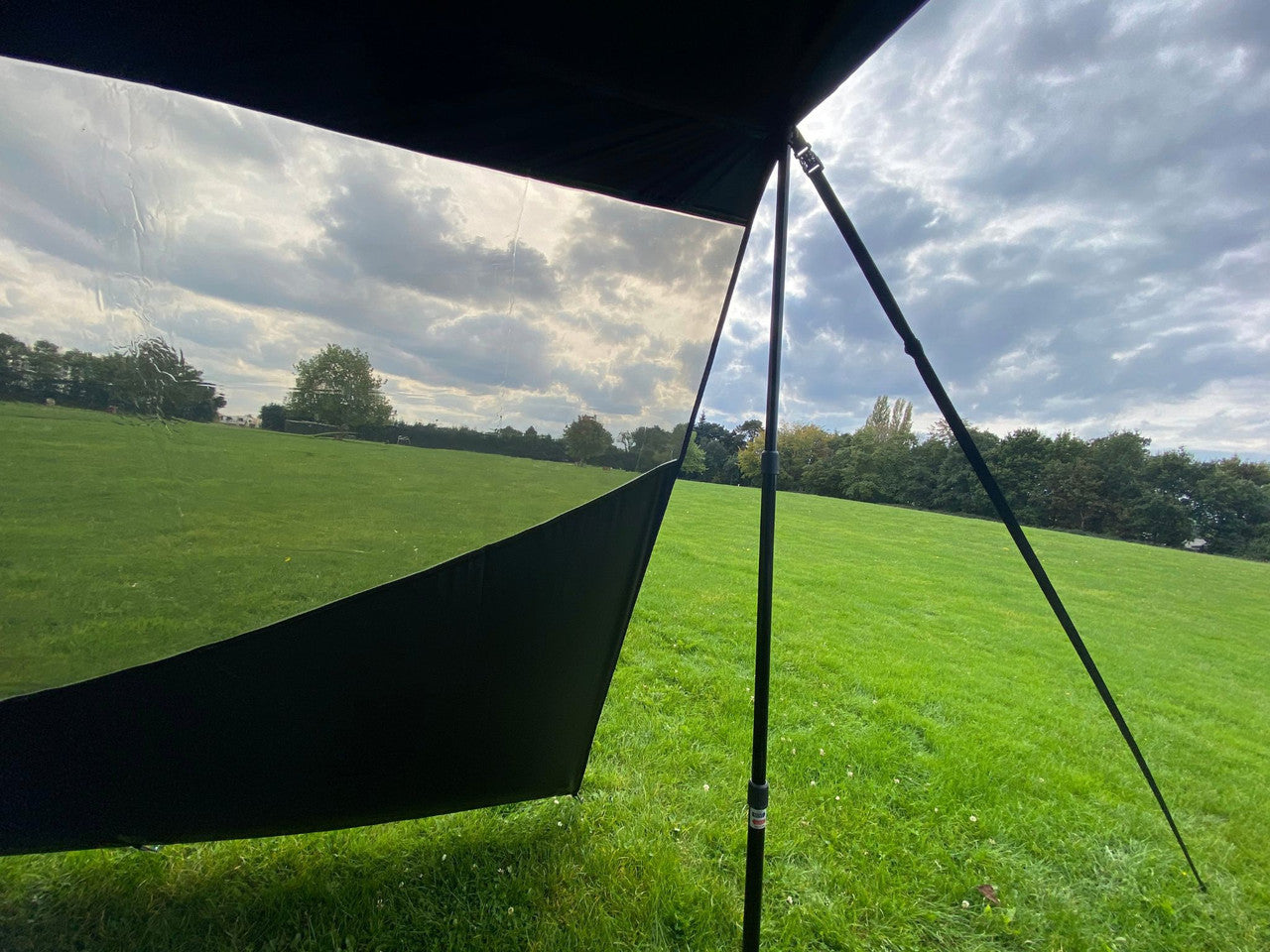 Olpro Rectangle Canopy with Window (Charcoal)