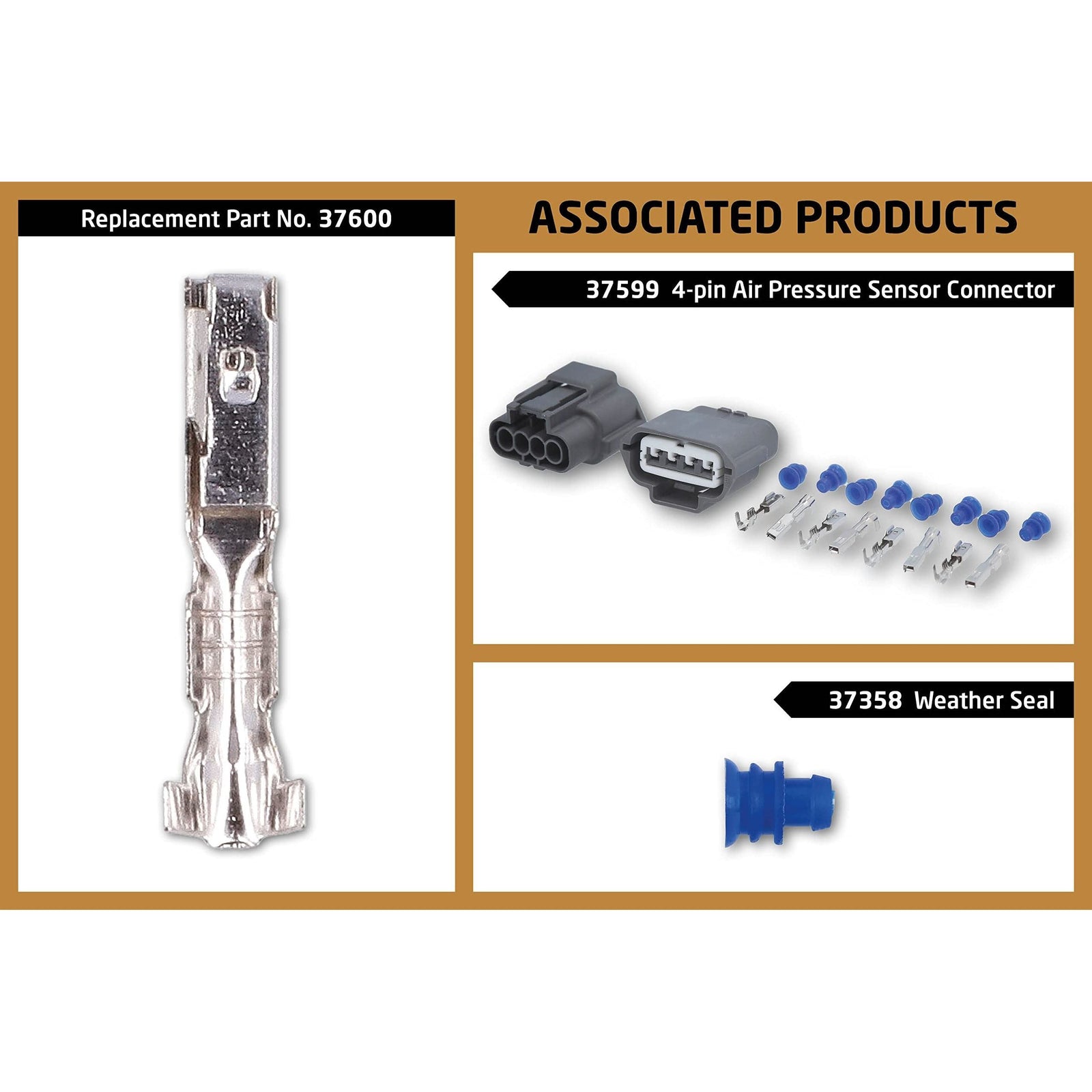 Connect Non-Insulated Female Terminals 100pc 37600