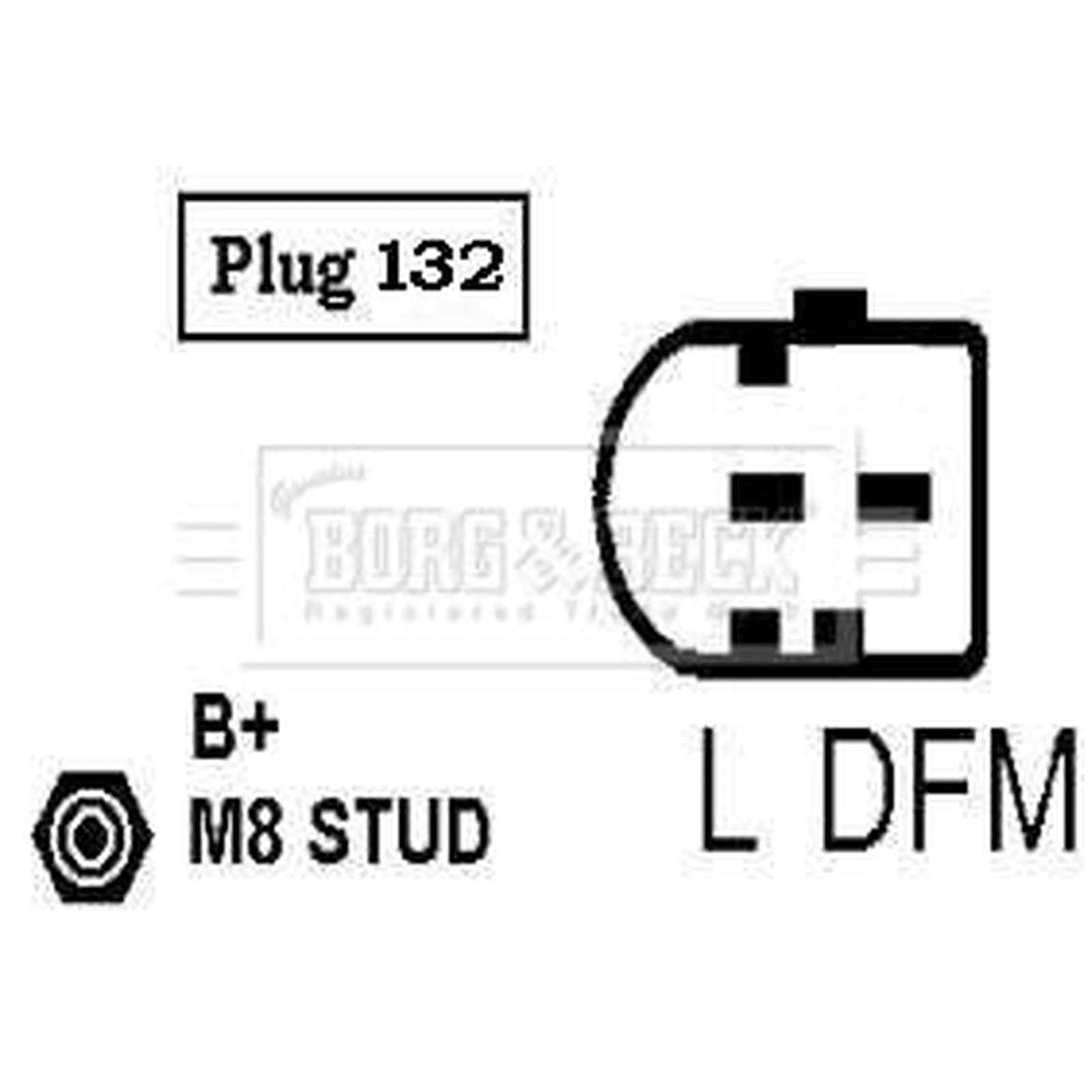 Borg & Beck Car Alternator 12V BBA2591