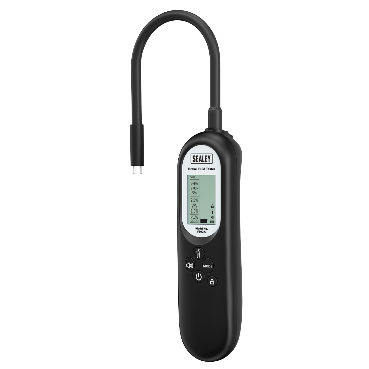 Sealey Brake Fluid Tester VS0277 Long Neck Design