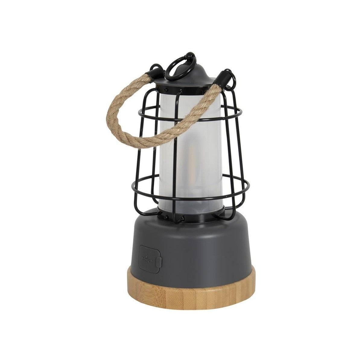 Bo-Camp Urban Collection Table Lantern Harlington Rechargeable