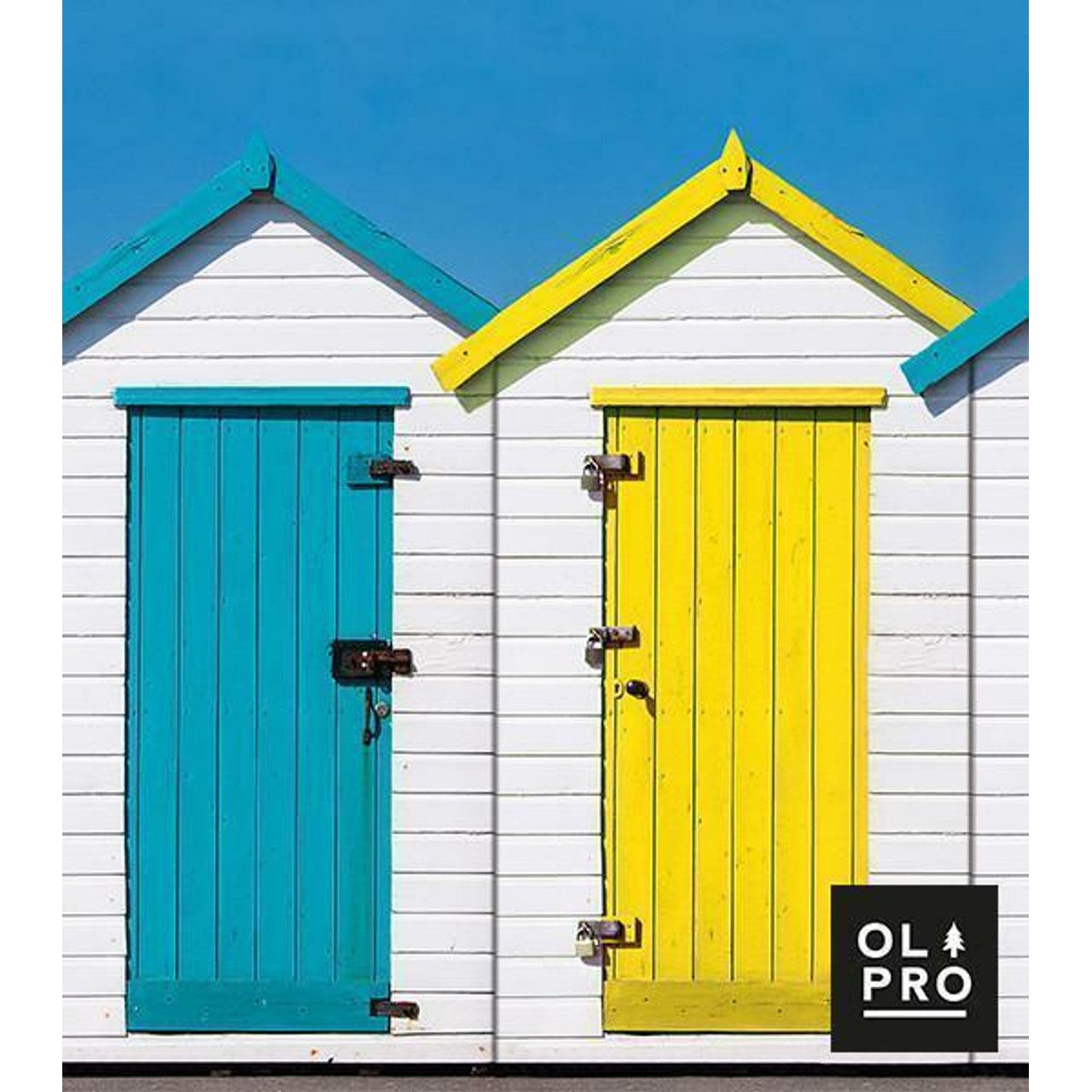 Olpro The Beach Hut 5 Pole Windbreak (Wooden poles) 140cm High