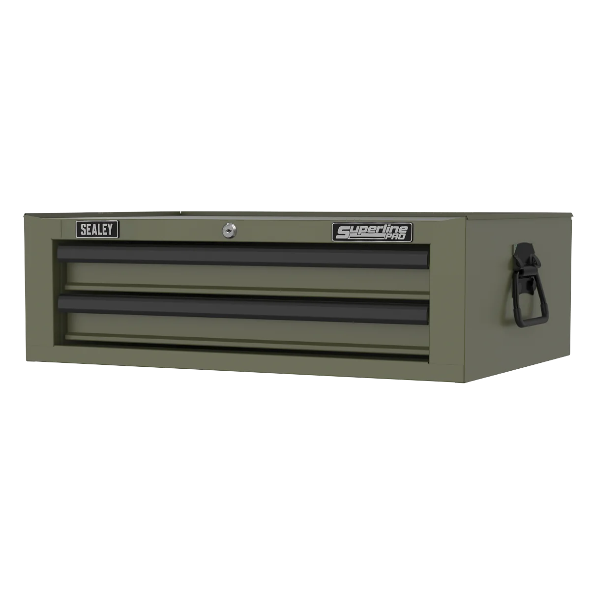 Sealey Mid-Box Tool Chest 2 Drawer - Khaki, 670x440x210mm
